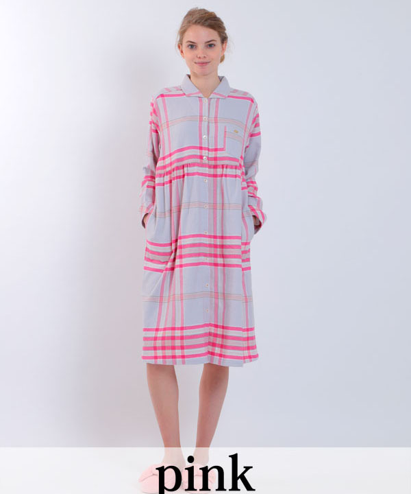 売り尽くし価格 抗菌加工 開襟ワンピース パジャマ 目玉 送料無料