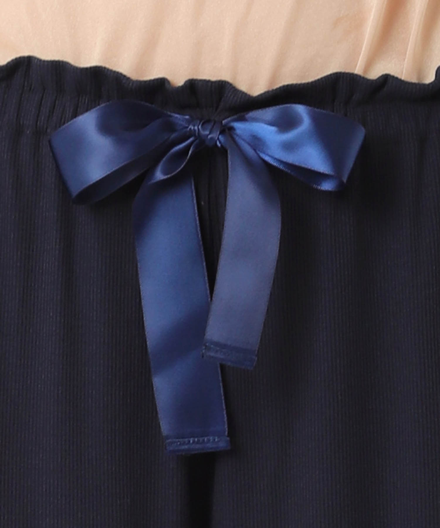 接触冷感リブニットパンツ_パジャマ&ルームウェア-ボトムス_ネイビー_4