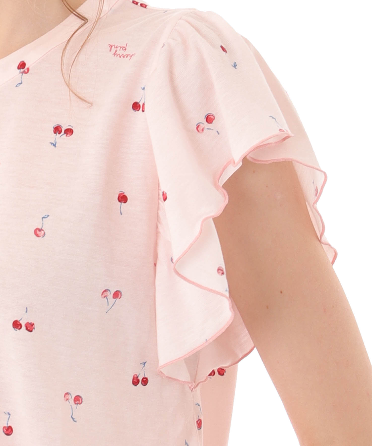 綿テンセルチェリーセットアップ_パジャマ&ルームウェア-セットアップ_ピンク_5