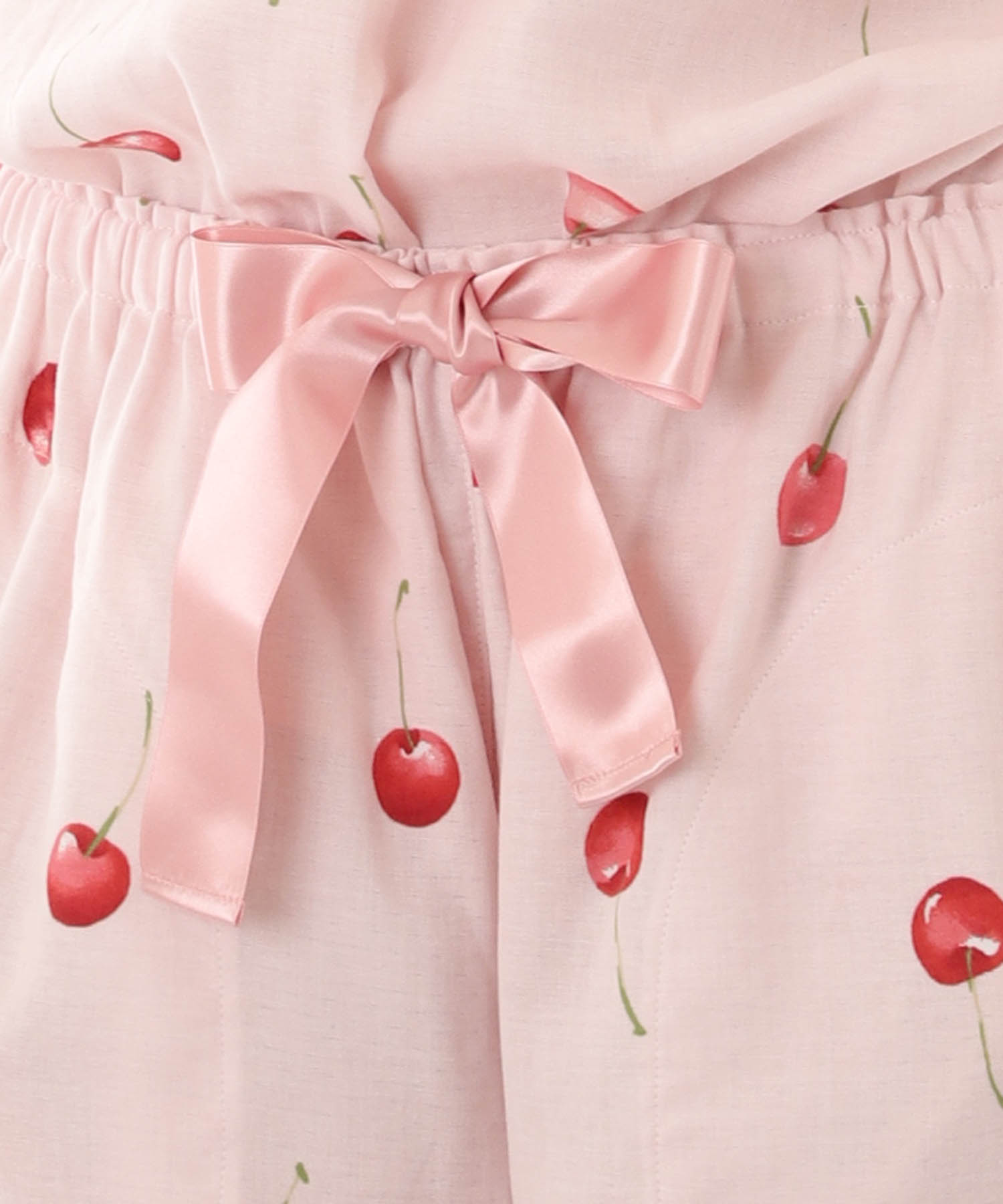 コットンＷガーゼチェリー_パジャマ&ルームウェア-セットアップ_ピンク_9
