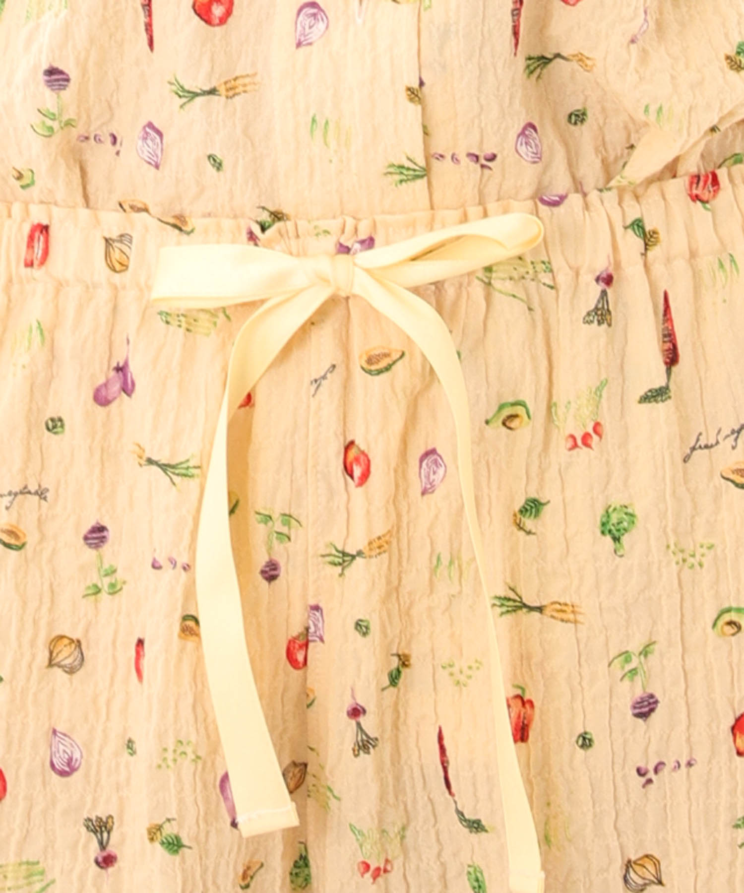 シャーリングボイルベジタブルパジャマ_パジャマ&ルームウェア-セットアップ_オレンジ_3