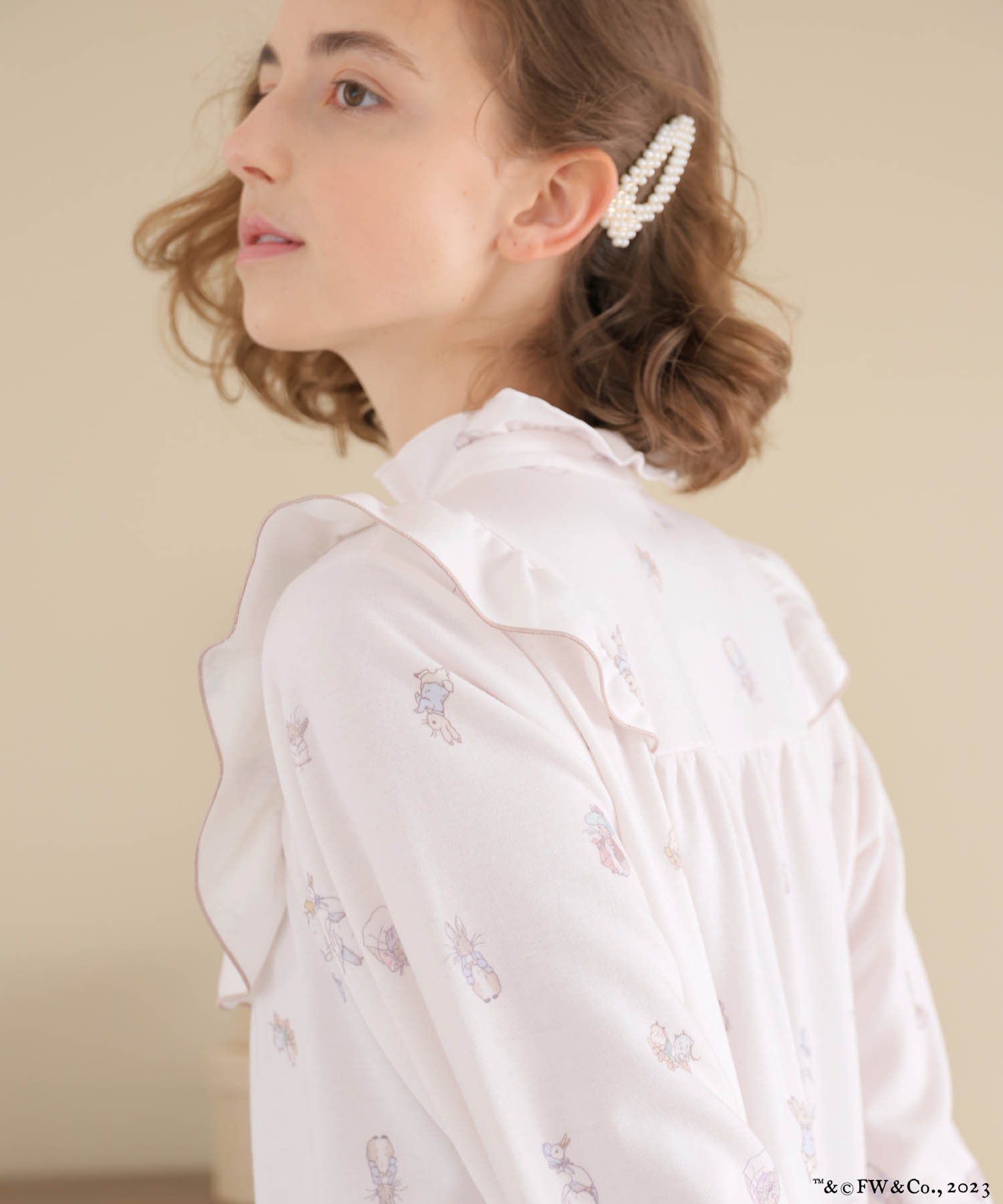 ピーターラビット™エアーニットワンピース_パジャマ&ルームウェア-ワンピース・ネグリジェ_ホワイト_6