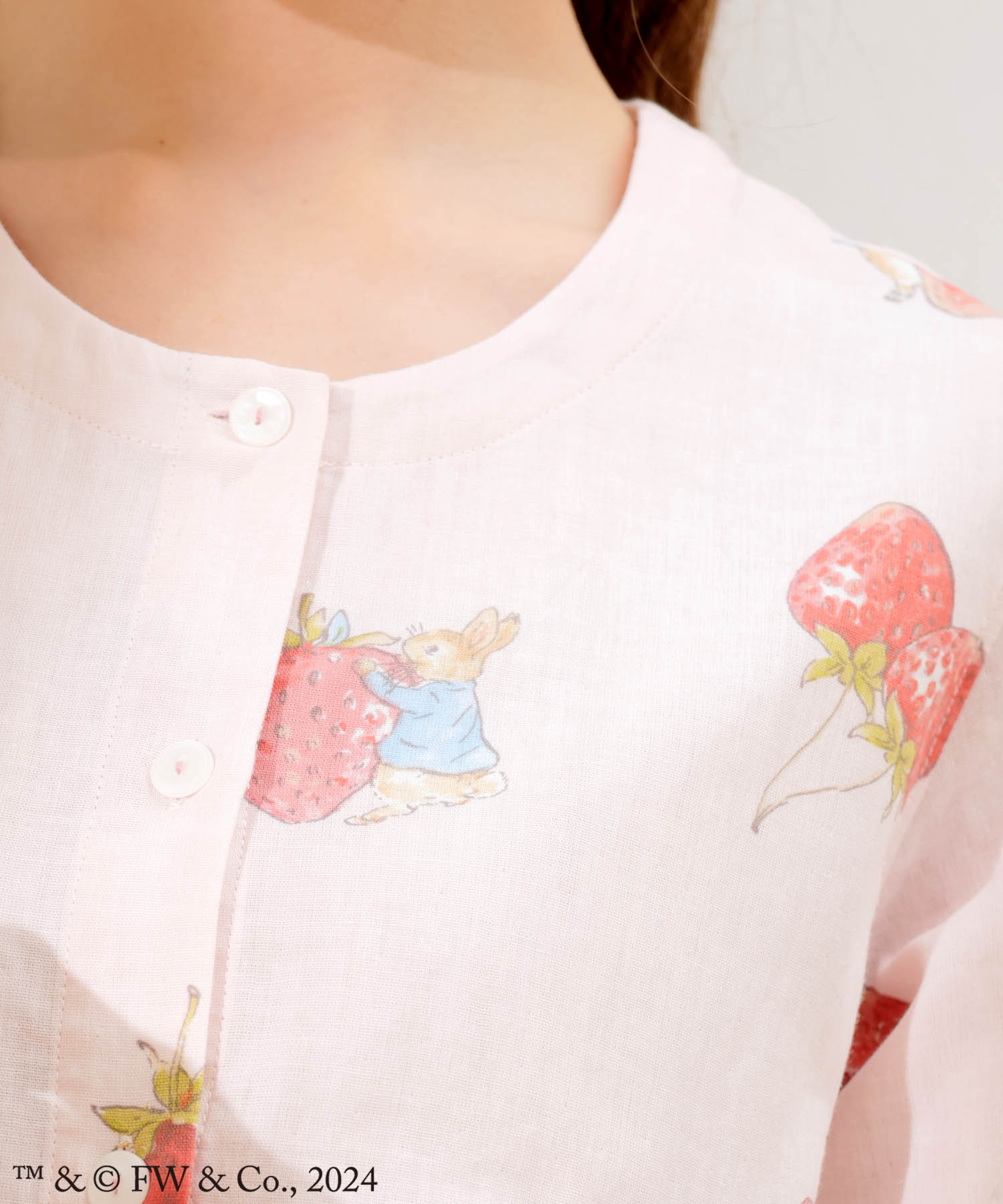 ピーターラビット™ダブルガーゼワンピース_パジャマ&ルームウェア-ワンピース・ネグリジェ_ピンク_6