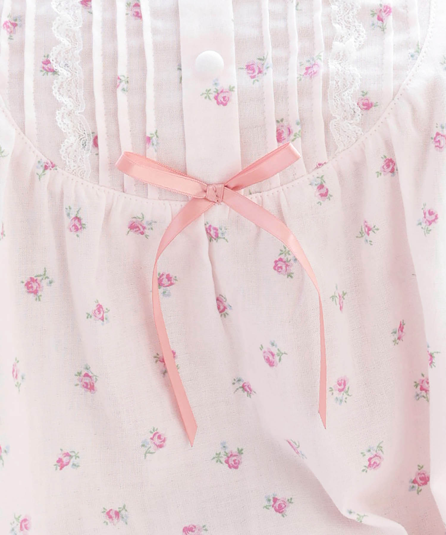 50/ダブルガーゼプチローズアンティークドレス_パジャマ&ルームウェア-ワンピース・ネグリジェ_ピンク_5