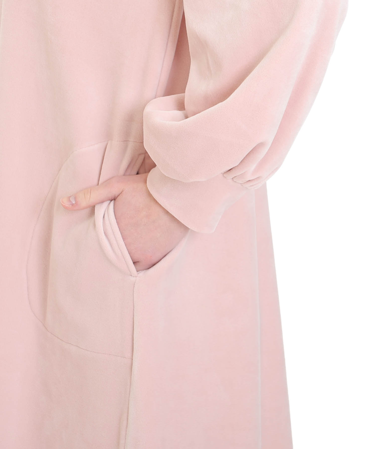 プレミアムストレッチワンピース_パジャマ&ルームウェア-ワンピース・ネグリジェ_ピンク_3