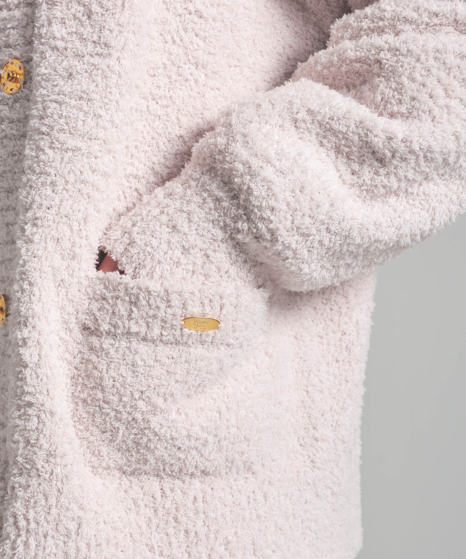 モールニットカーディガン_パジャマ&ルームウェア-トップス-カーディガン・ガウン_ベージュ_5