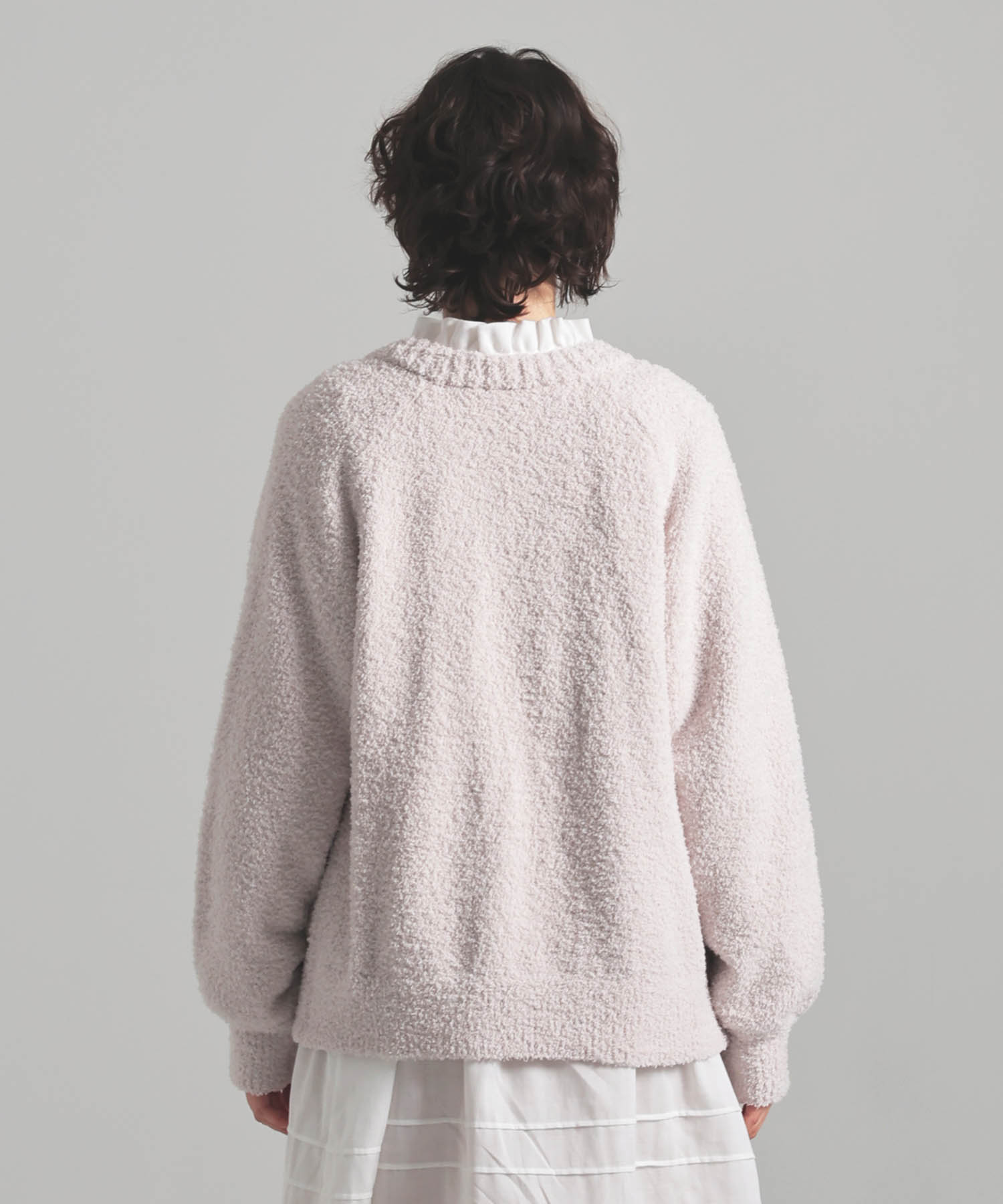 モールニットカーディガン_パジャマ&ルームウェア-トップス-カーディガン・ガウン_ベージュ_6