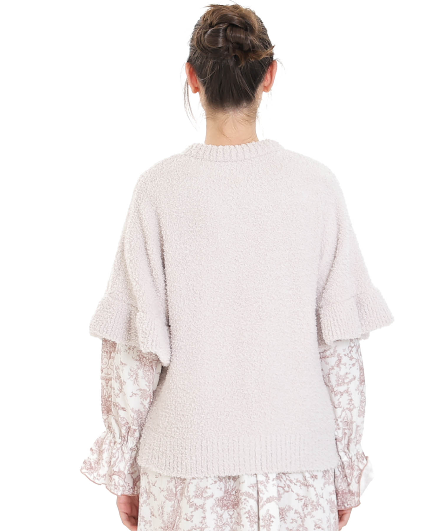 モールニットベスト_パジャマ&ルームウェア-トップス-カーディガン・ガウン_ベージュ_6