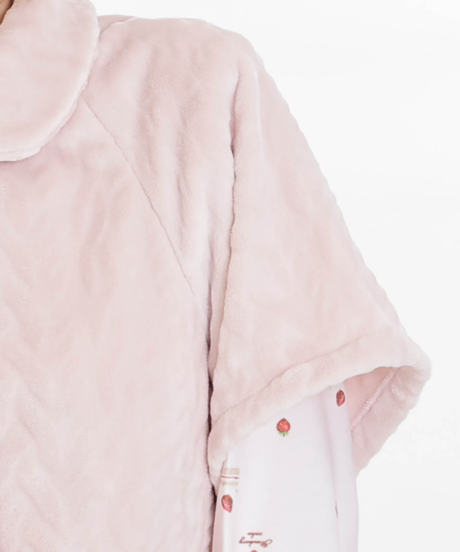 ソフティースノーケーブルベスト_パジャマ&ルームウェア-トップス-カーディガン・ガウン_ピンク_4