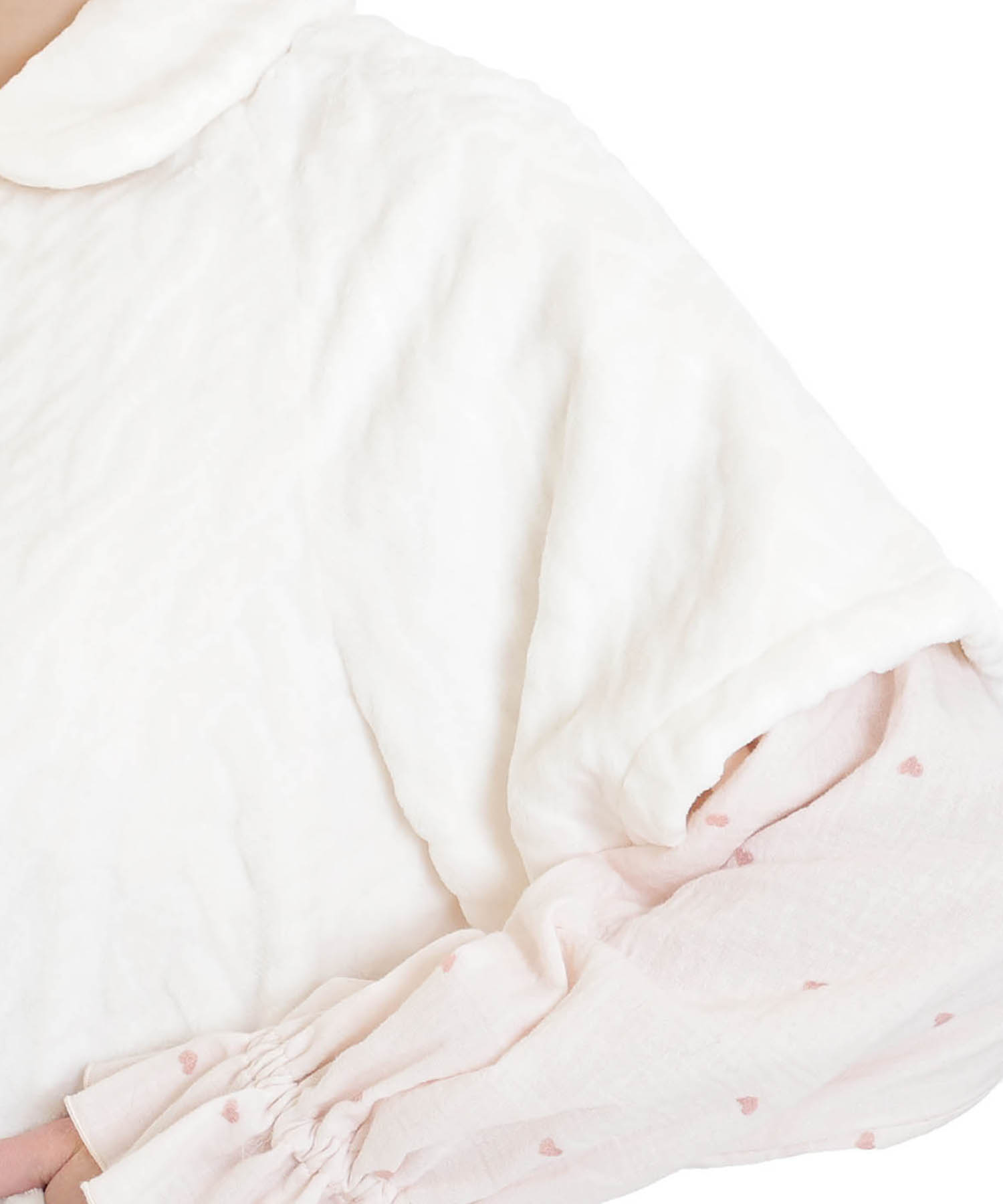 ソフティースノーケーブルベスト_パジャマ&ルームウェア-トップス-カーディガン・ガウン_ホワイト_4