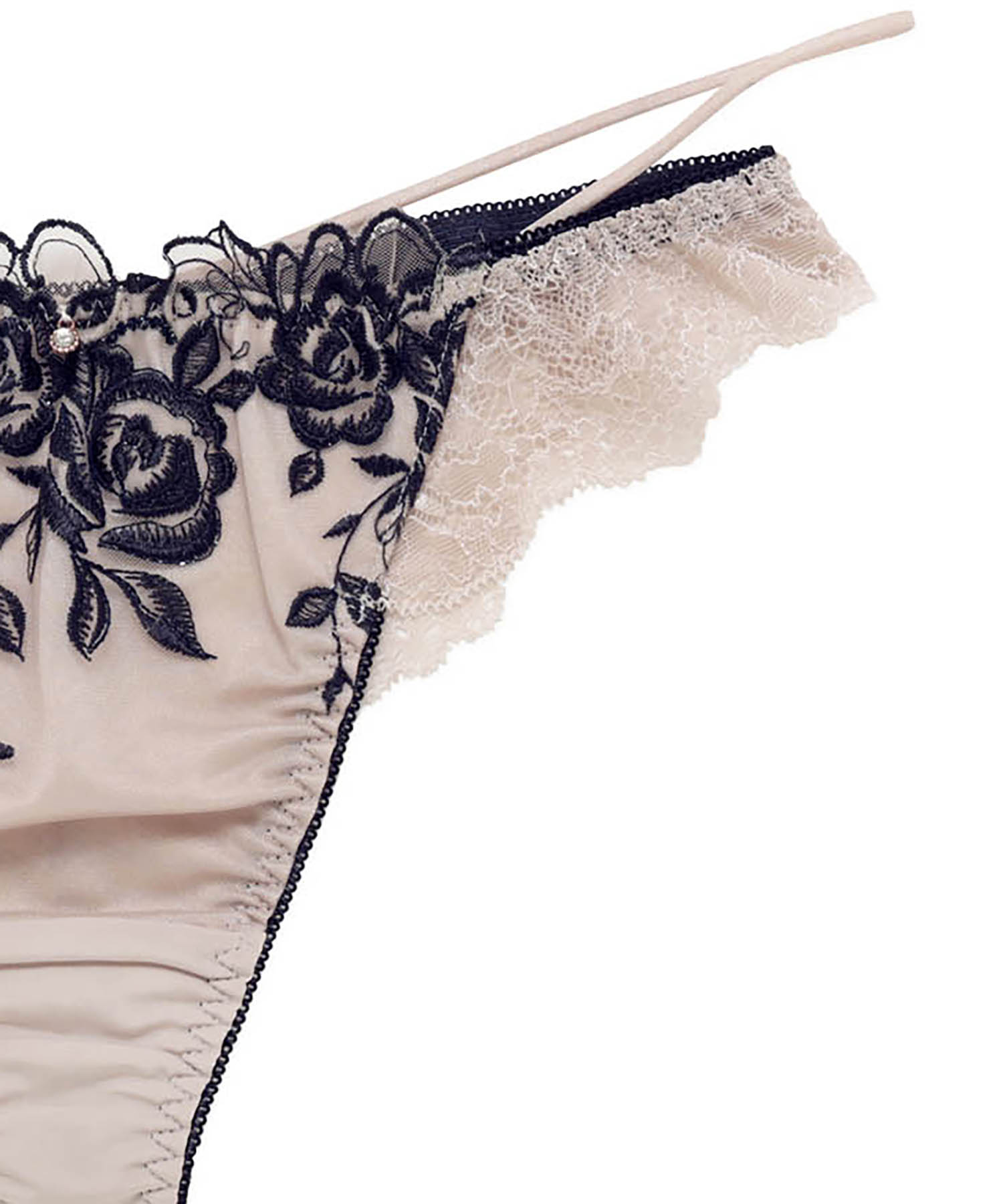 ローズTショーツ_ランジェリー・下着-ショーツ-Tショーツ_ベージュ_1