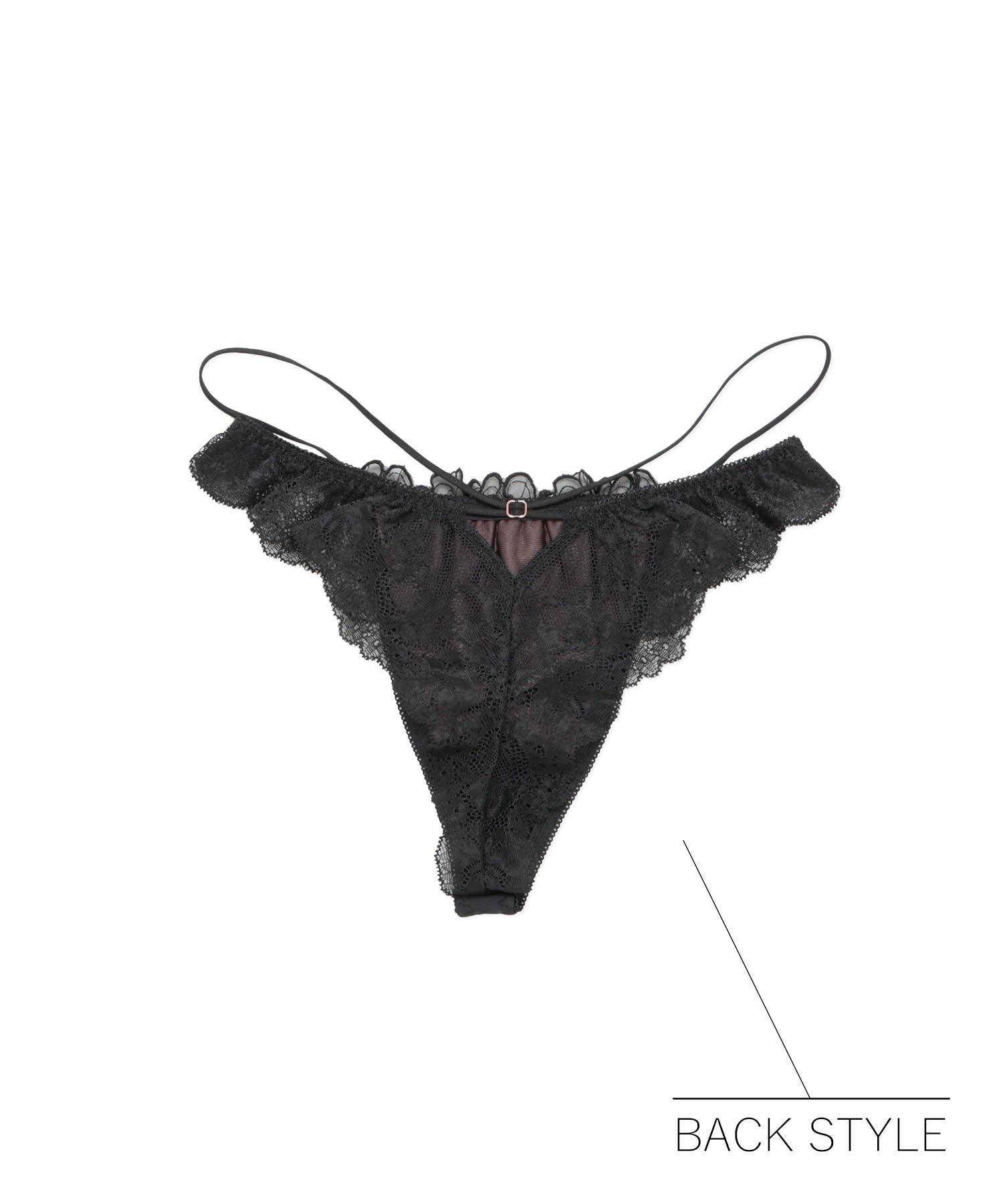 ローズTショーツ_ランジェリー・下着-ショーツ-Tショーツ_ブラック_2