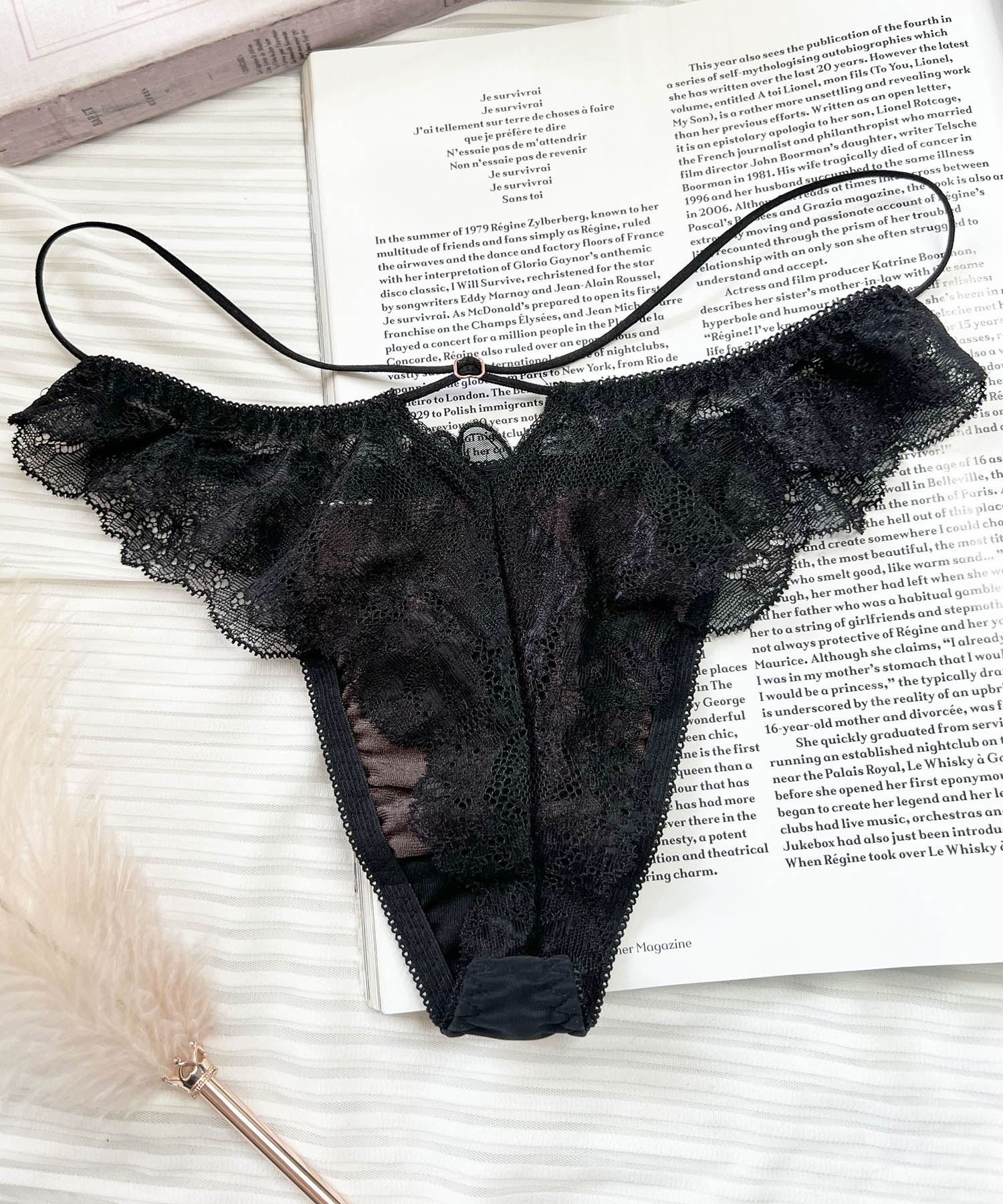 ローズTショーツ_ランジェリー・下着-ショーツ-Tショーツ_ブラック_4