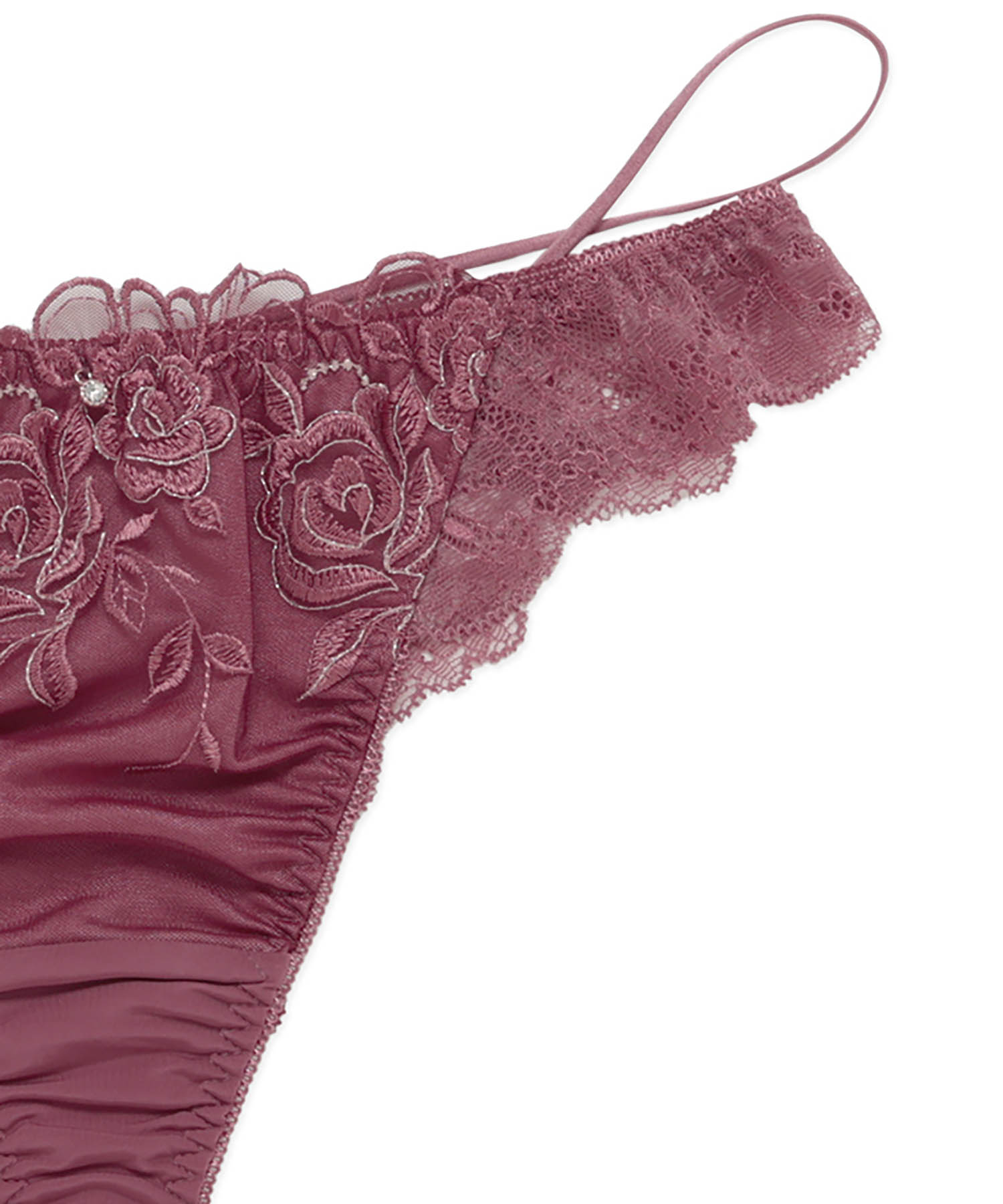 ローズTショーツ_ランジェリー・下着-ショーツ-Tショーツ_ボルドー_1