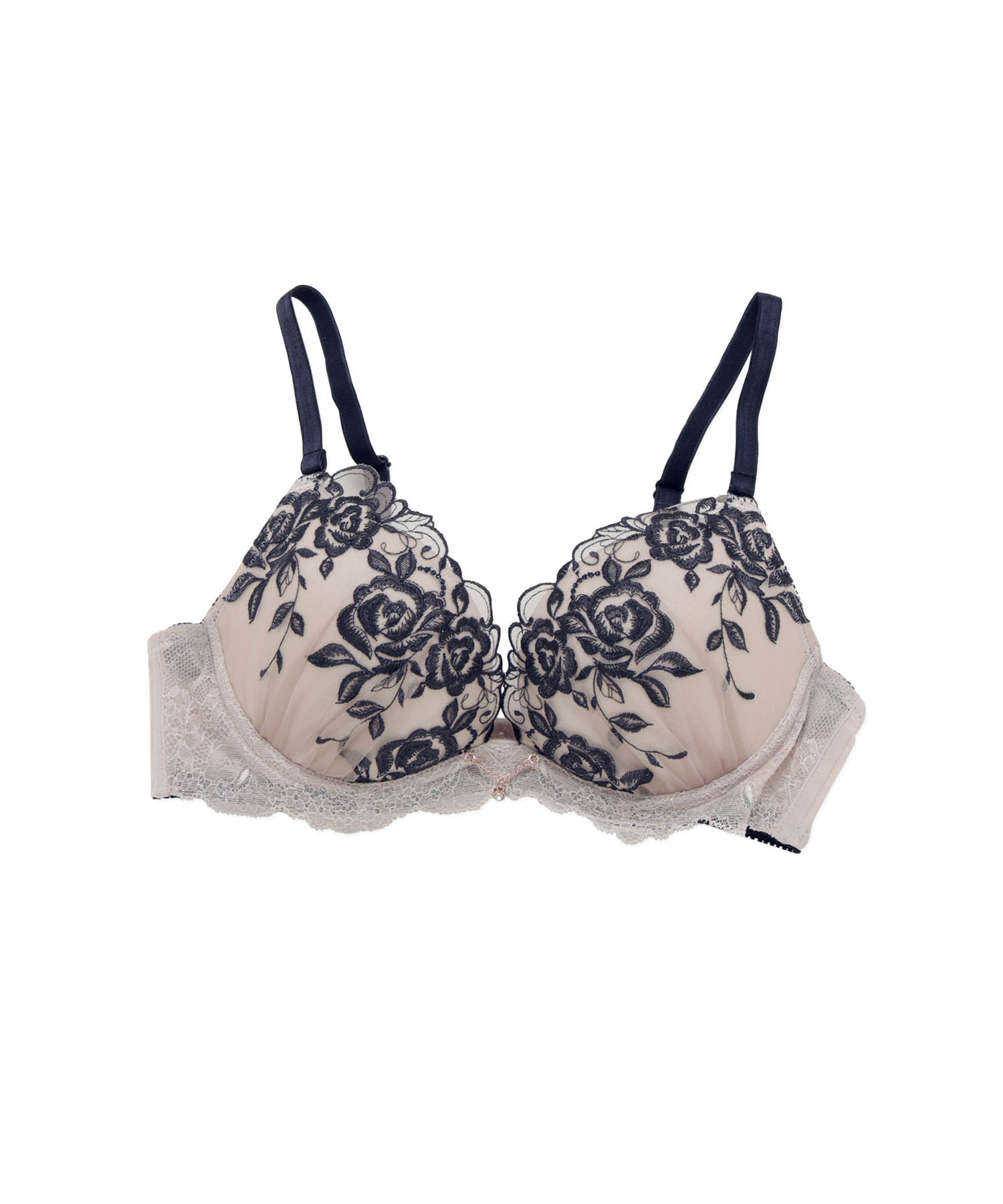 ローズFcup-Gcup_ランジェリー・下着-ブラジャー-モールドカップブラ(Lワイヤー)_ベージュ_5