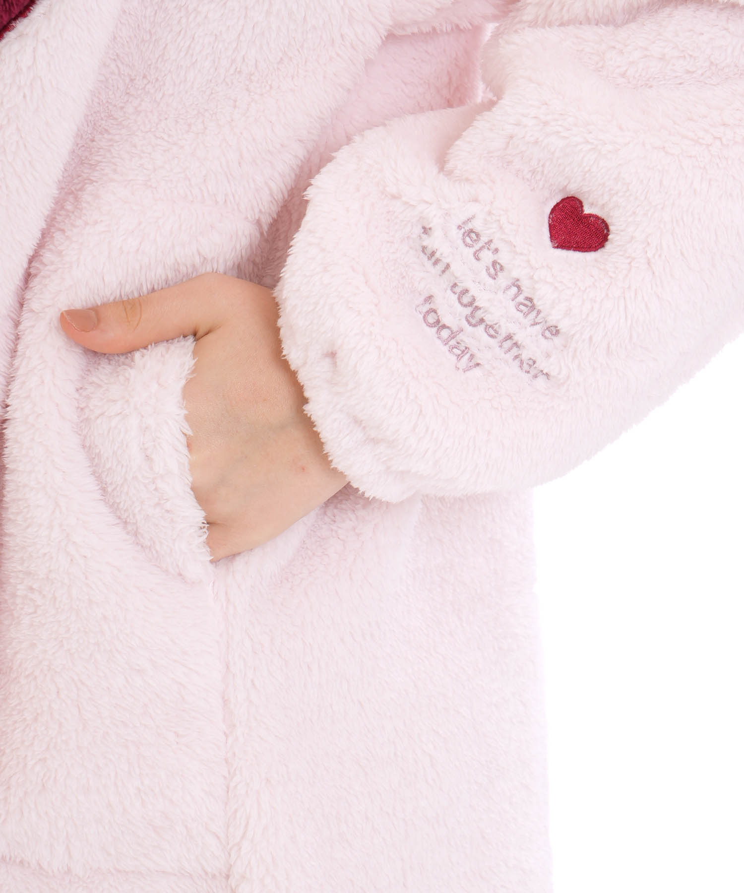 ストレッチボアハートワンピース_パジャマ&ルームウェア-ワンピース・ネグリジェ_ピンク_6