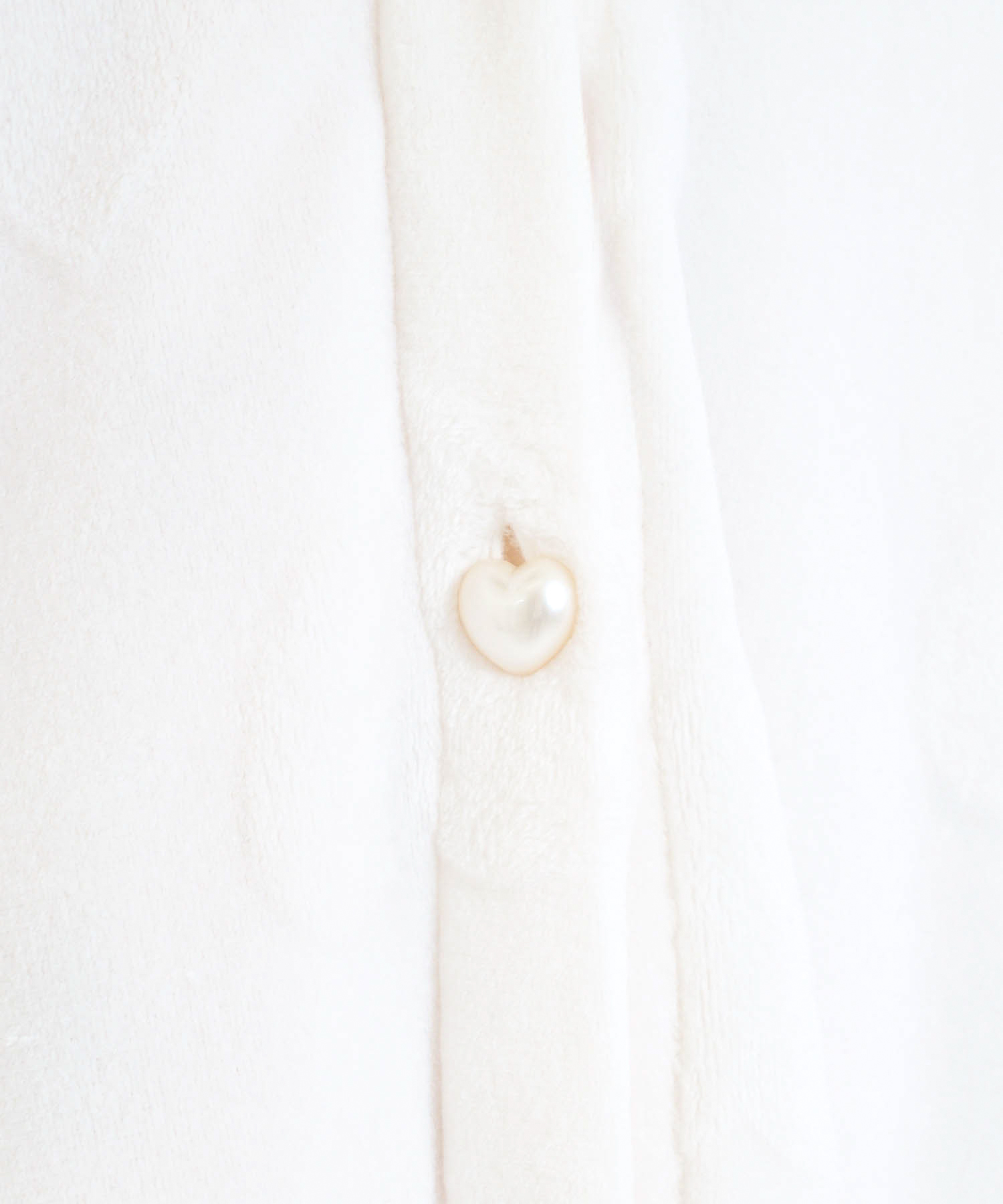 シャイニースノーエンボスハートフリルガウン_パジャマ&ルームウェア-トップス-カーディガン・ガウン_ホワイト_5