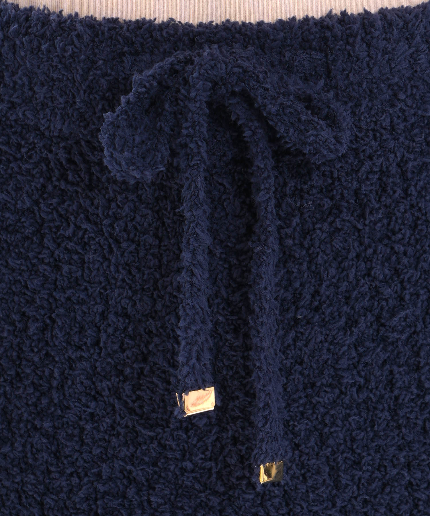 モールニットノエルリュバンボトムス_パジャマ&ルームウェア-ボトムス_ネイビー_2