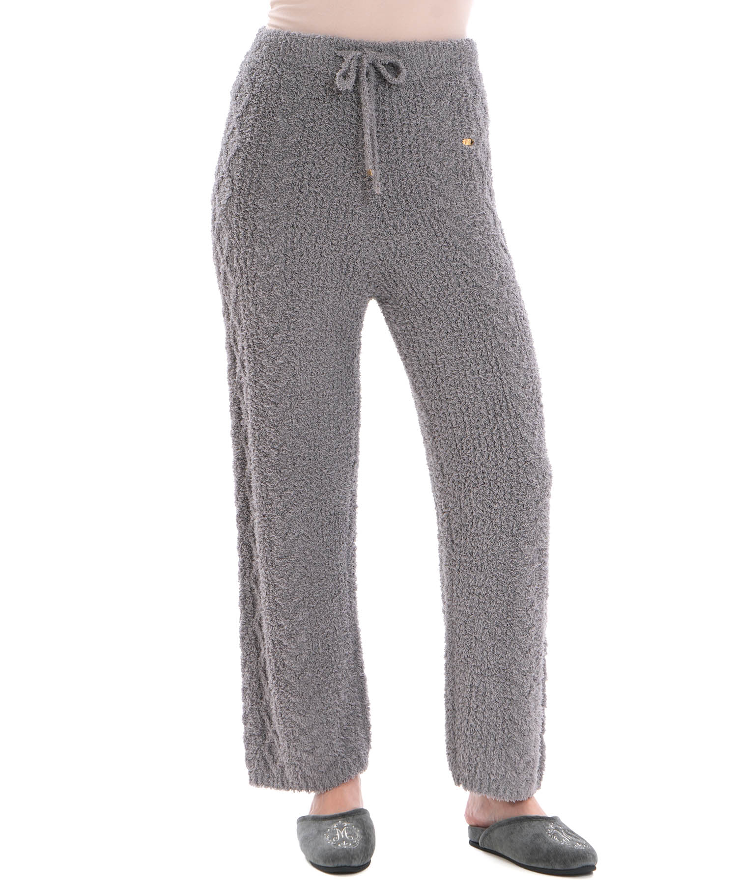 モールニットノエルリュバンボトムス_パジャマ&ルームウェア-ボトムス_グレー_0