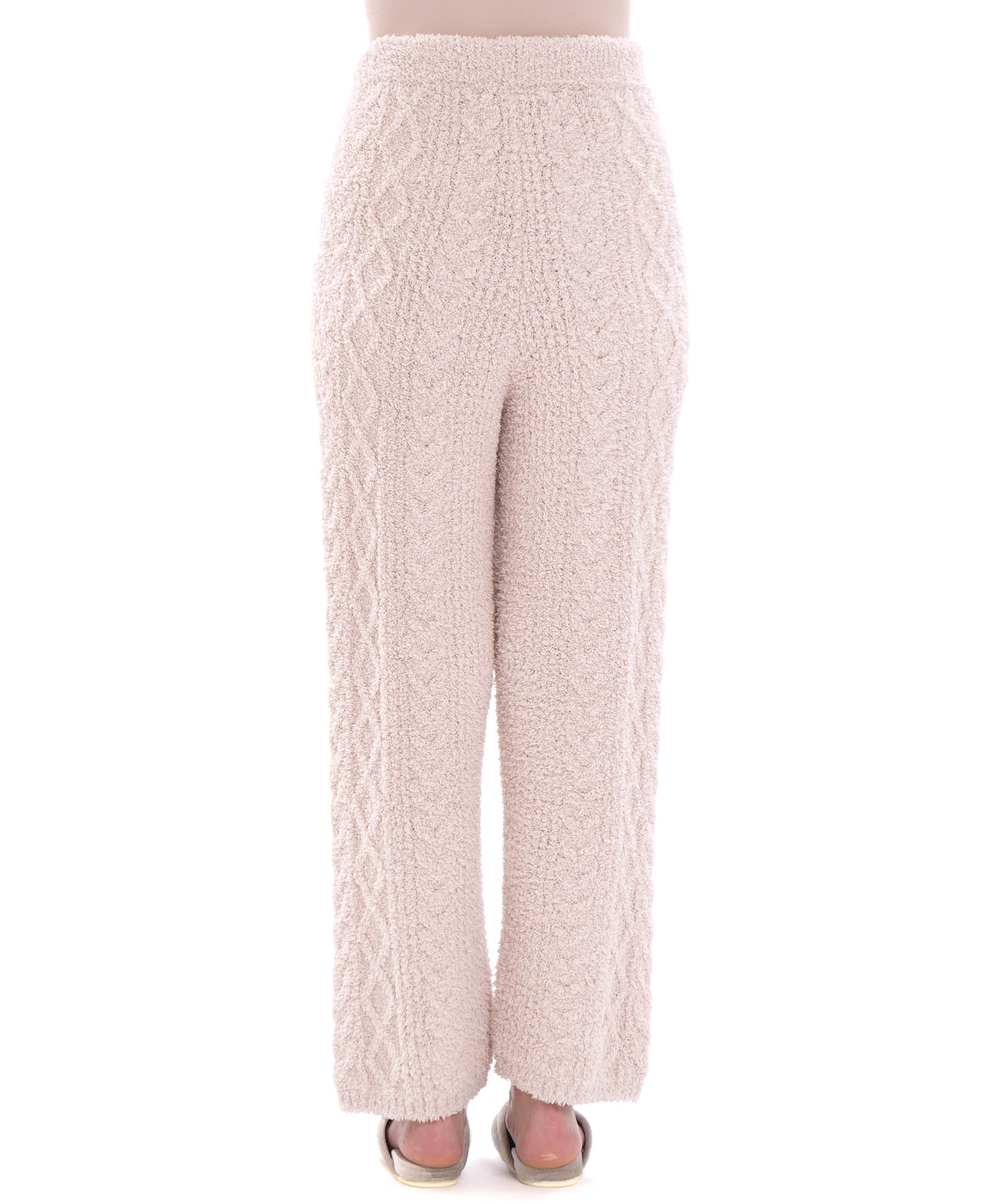 モールニットノエルリュバンボトムス_パジャマ&ルームウェア-ボトムス_ベージュ_4