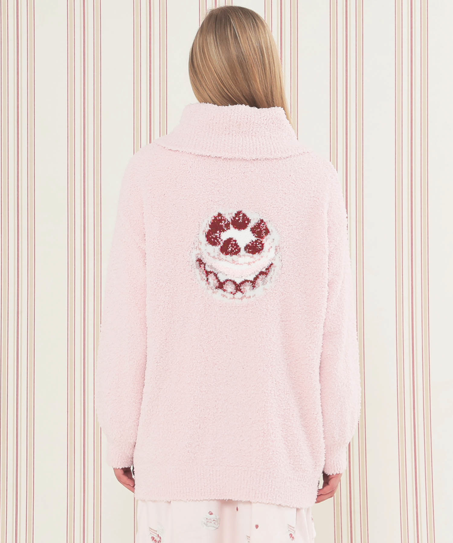 モールニットポップコーン＆ケーキカーディガン_パジャマ&ルームウェア-トップス-カーディガン・ガウン_ピンク_6