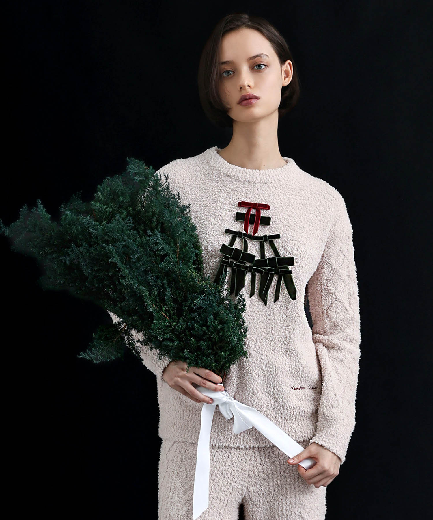 モールニットノエルリュバントップス_パジャマ&ルームウェア-トップス_ベージュ_0