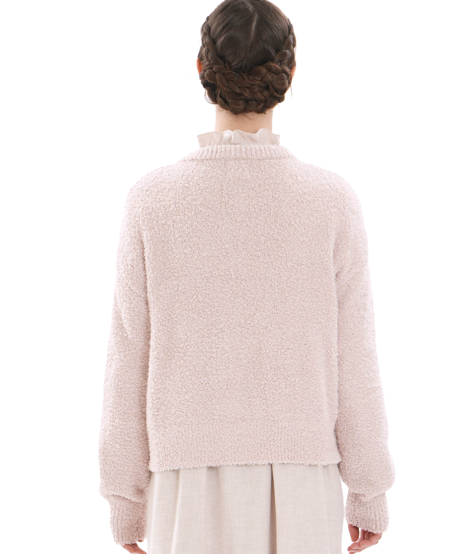 モールニットノエルリュバンカーディガン_パジャマ&ルームウェア-トップス-カーディガン・ガウン_ベージュ_6