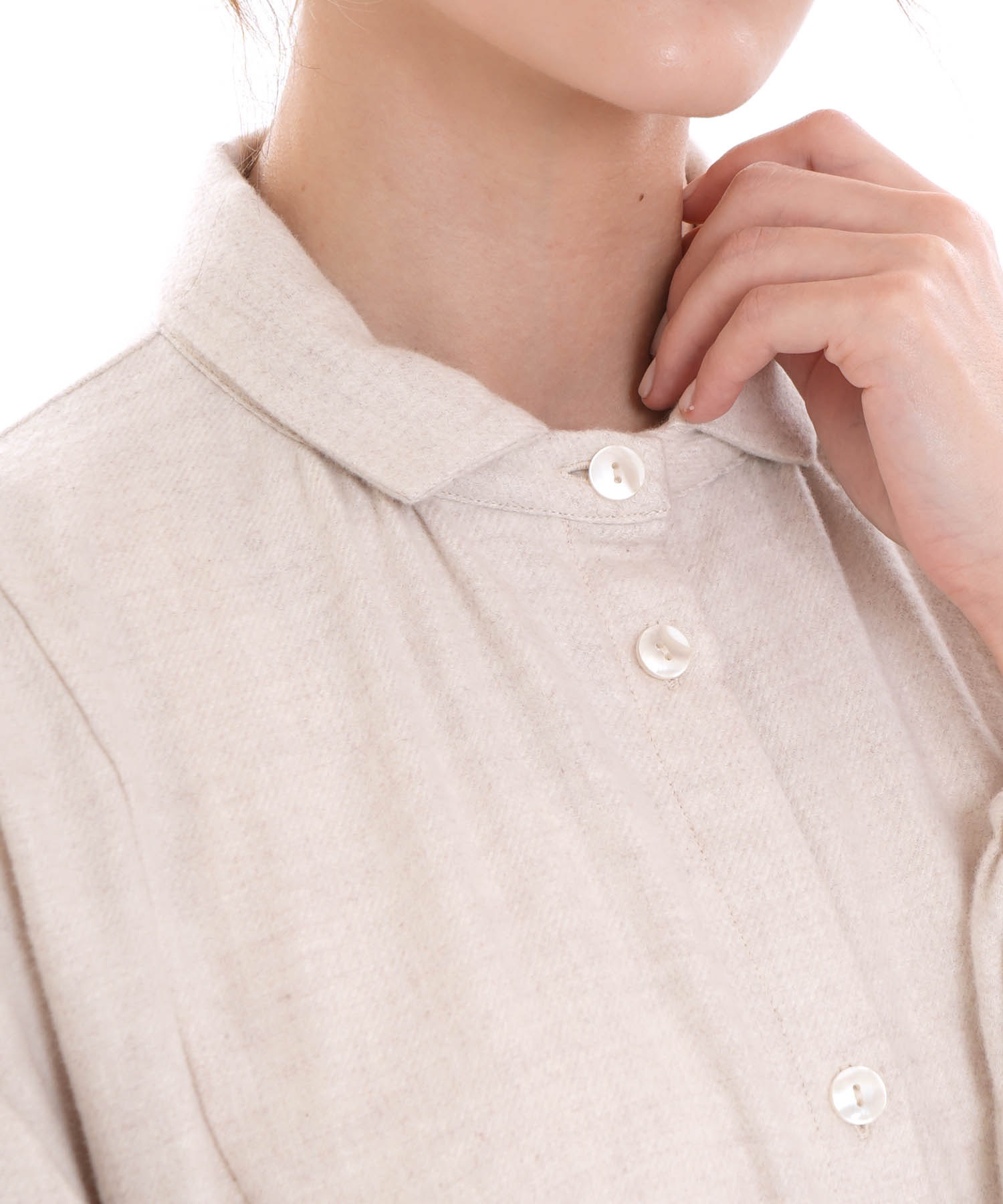 コットンフランネルウインターベリーワンピース_パジャマ&ルームウェア-ワンピース・ネグリジェ_アイボリー_3