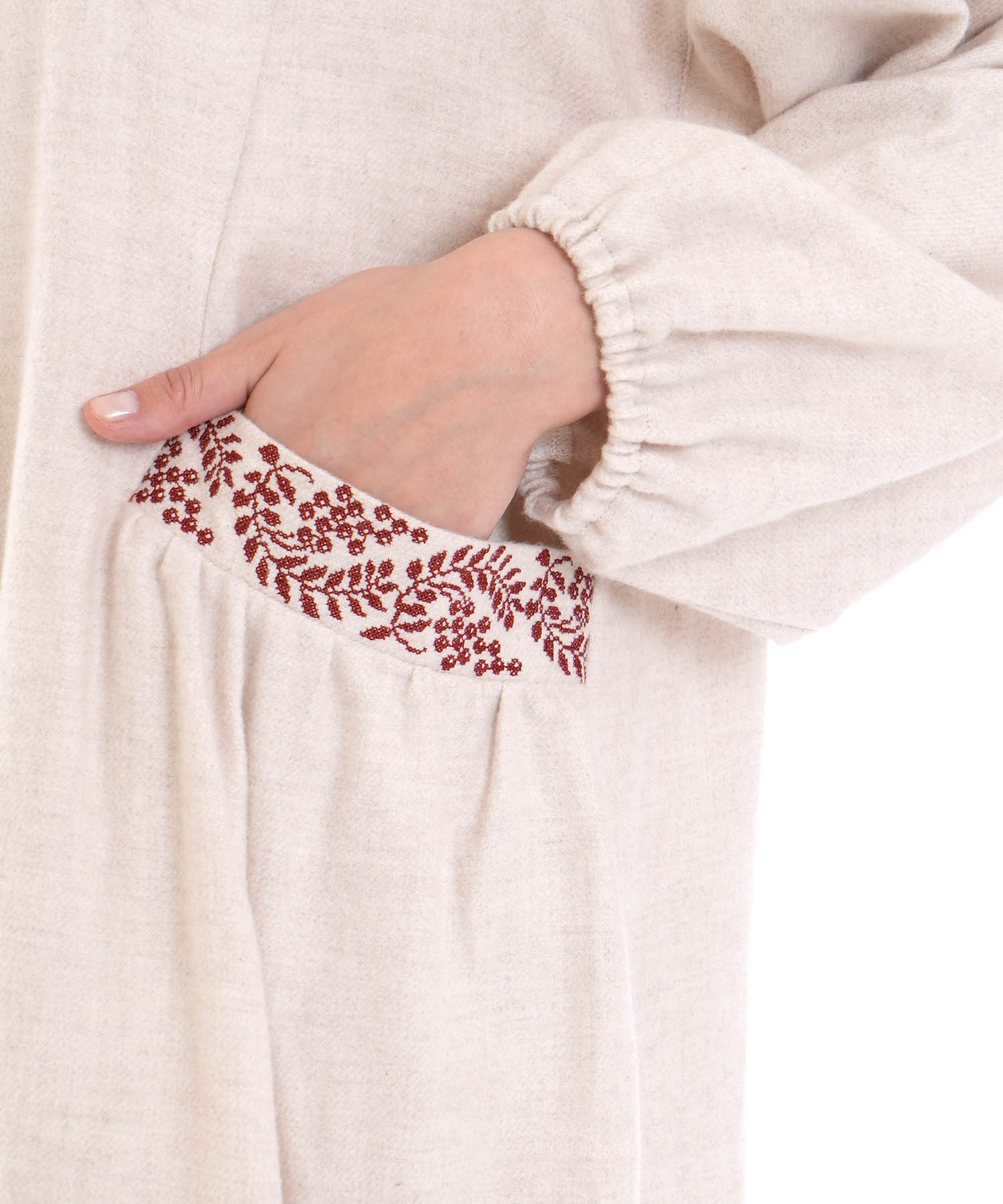 コットンフランネルウインターベリーワンピース_パジャマ&ルームウェア-ワンピース・ネグリジェ_アイボリー_4