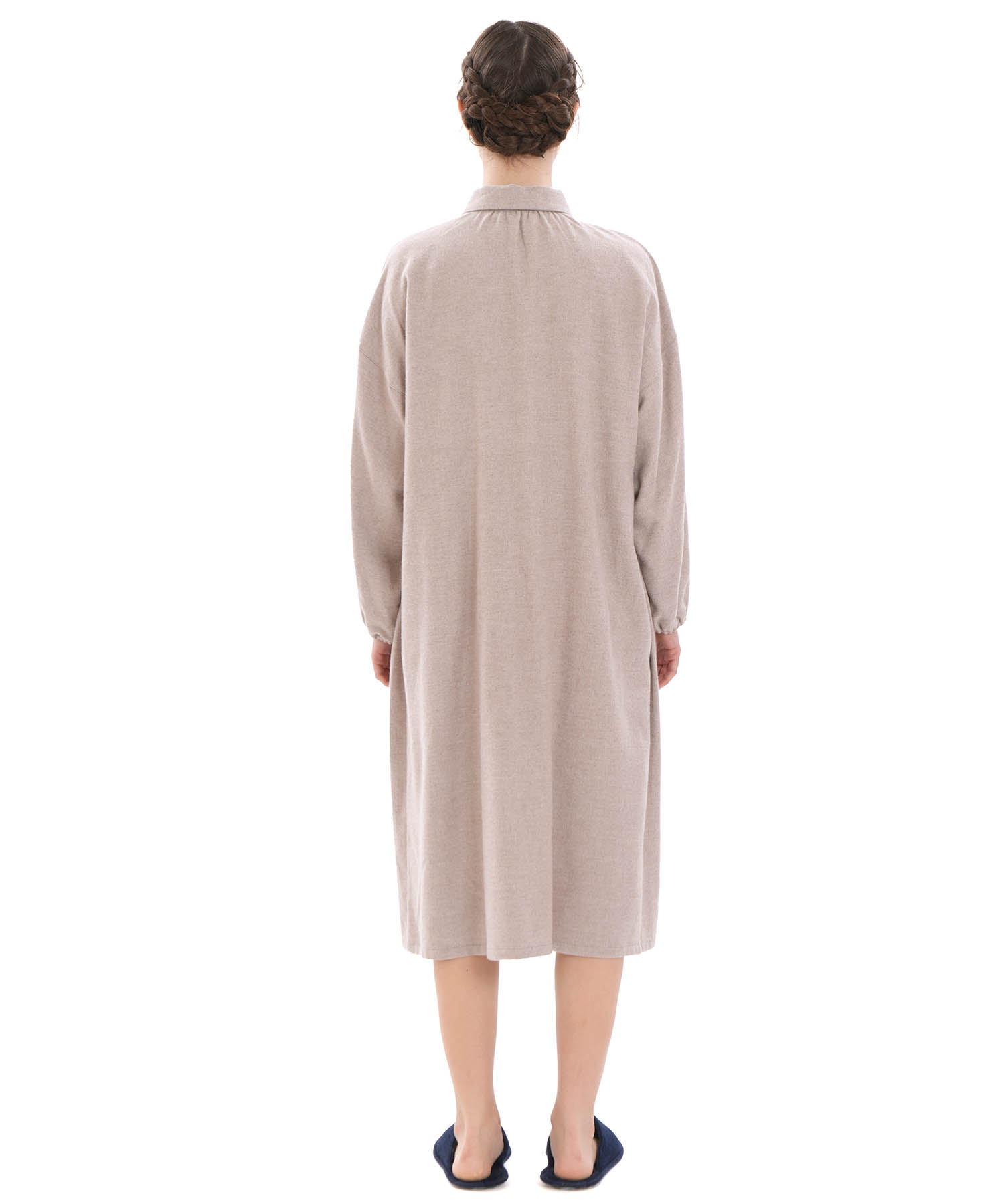 コットンフランネルウインターベリーワンピース_パジャマ&ルームウェア-ワンピース・ネグリジェ_ブラウン_6