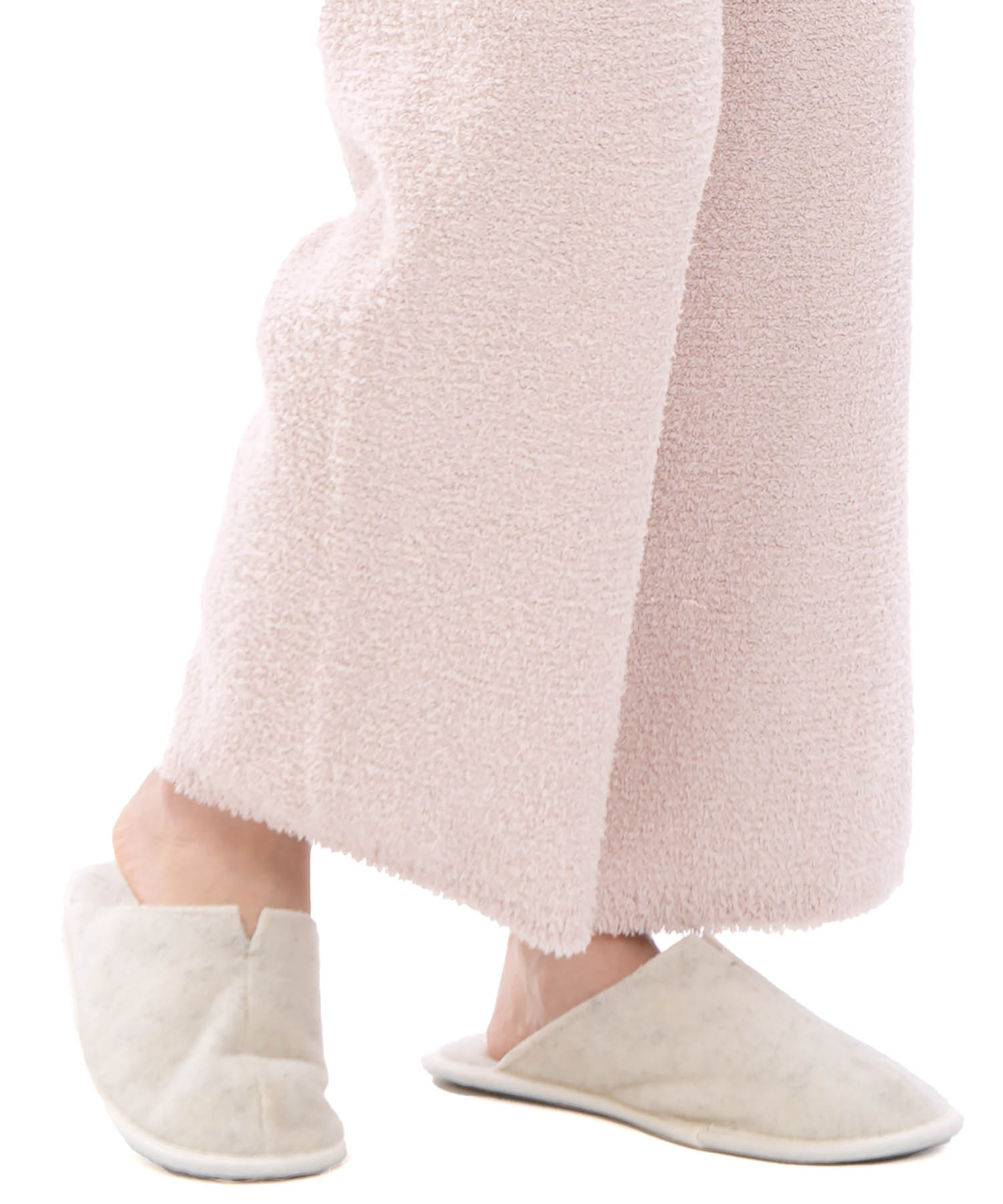 モールニットフラッフィーデニムボトムス_パジャマ&ルームウェア-ボトムス_ベージュ_3