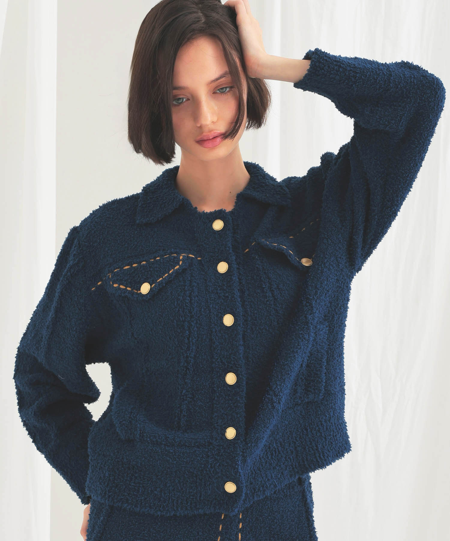 モールニットフラッフィーデニムトップス_パジャマ&ルームウェア-トップス_ブルー_1