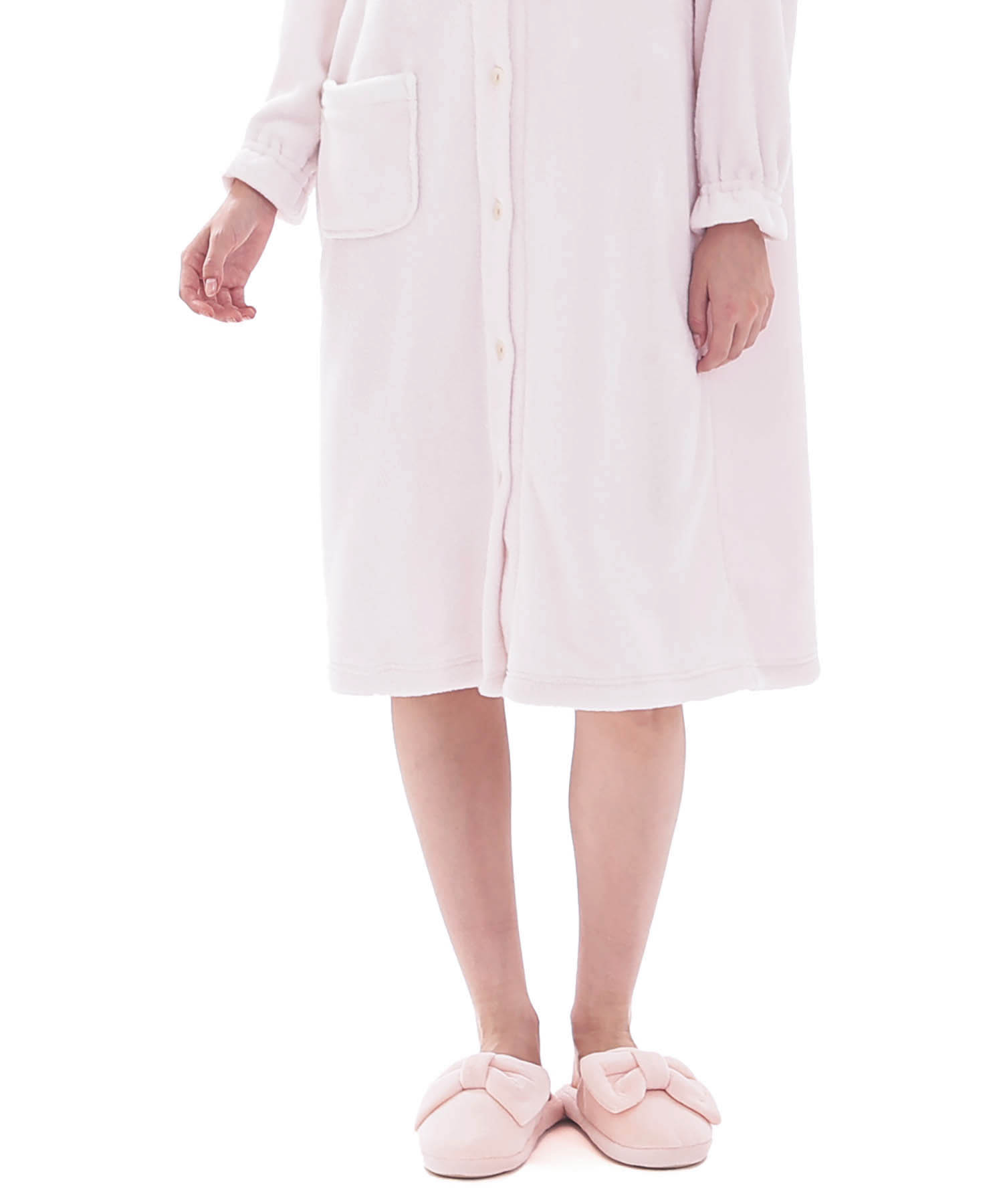 スノーパウダームジワンピース_パジャマ&ルームウェア-ワンピース・ネグリジェ_ピンク_6