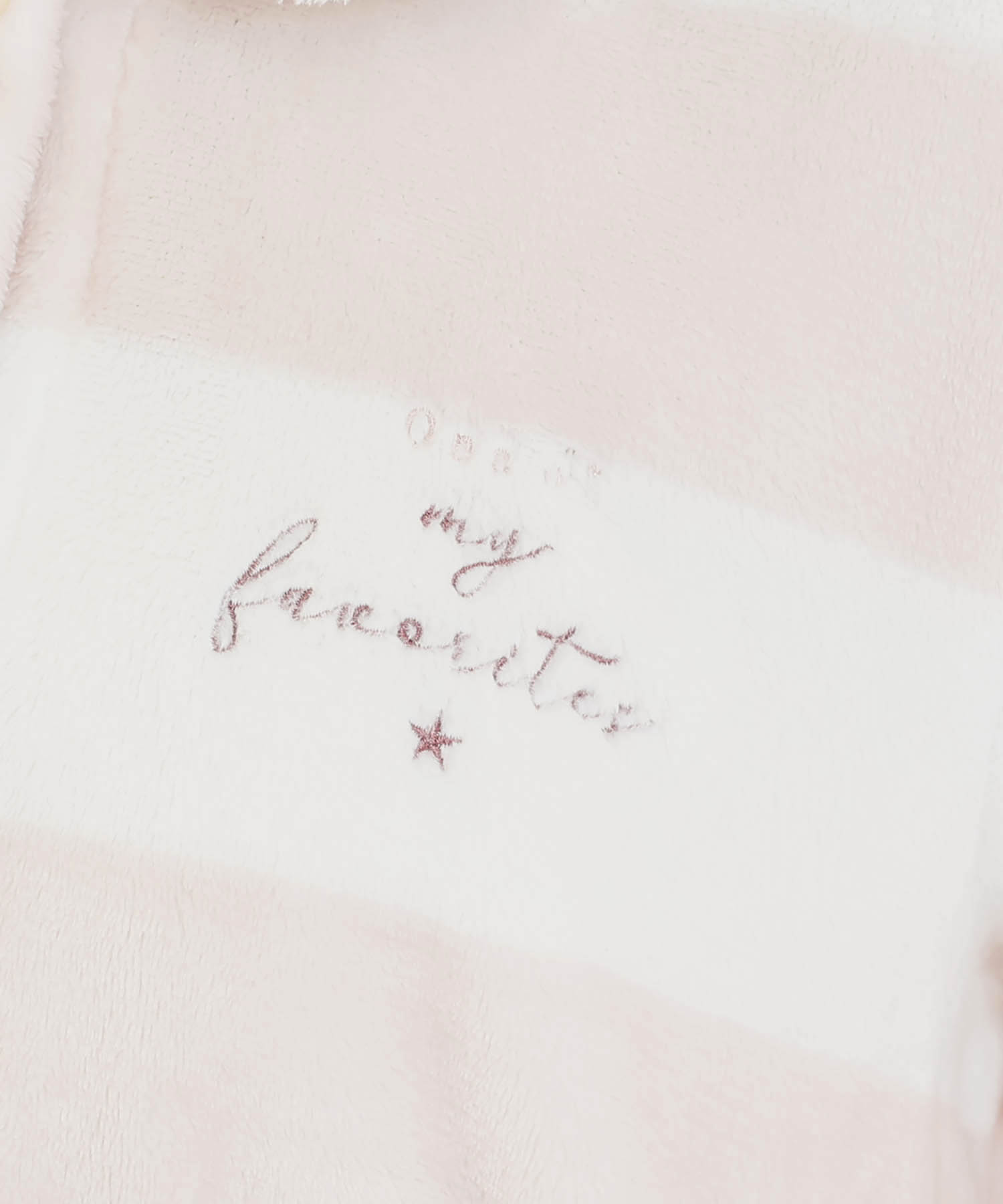 スノーパウダーボーダーワンピース_パジャマ&ルームウェア-ワンピース・ネグリジェ_ベージュ_3