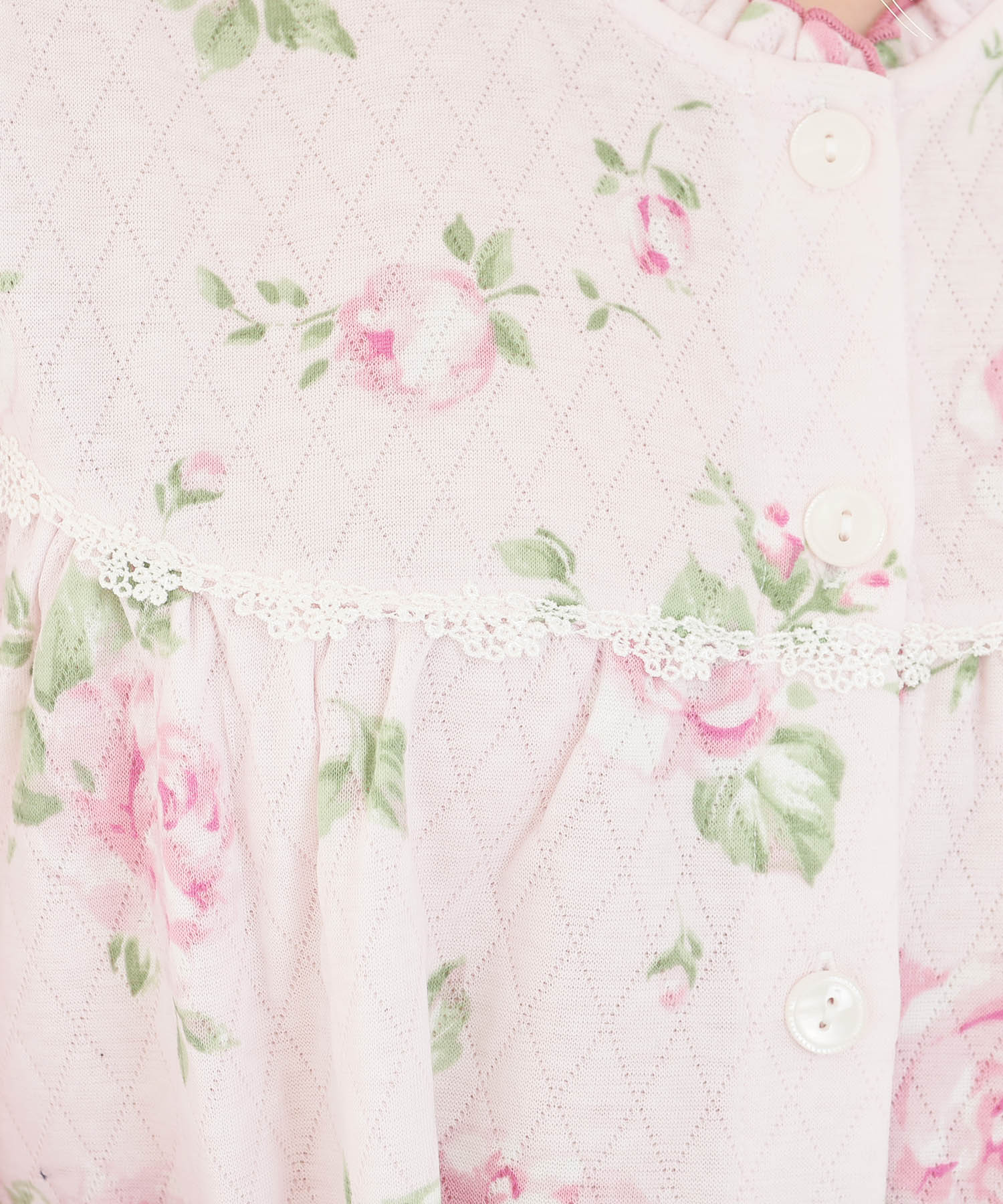 接結（綿入り）ローズワンピース_パジャマ&ルームウェア-ワンピース・ネグリジェ_ピンク_4