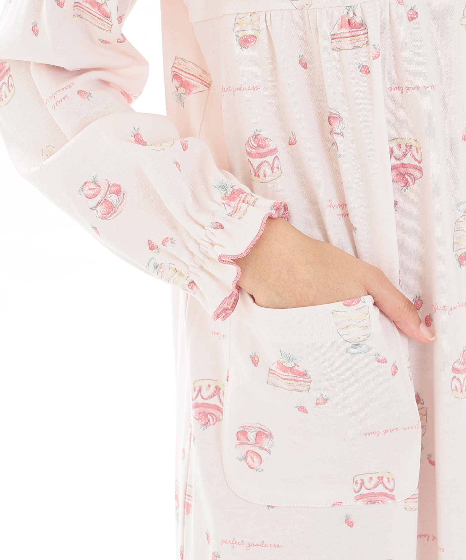 スムーススイーツワンピース_パジャマ&ルームウェア-ワンピース・ネグリジェ_ピンク_4