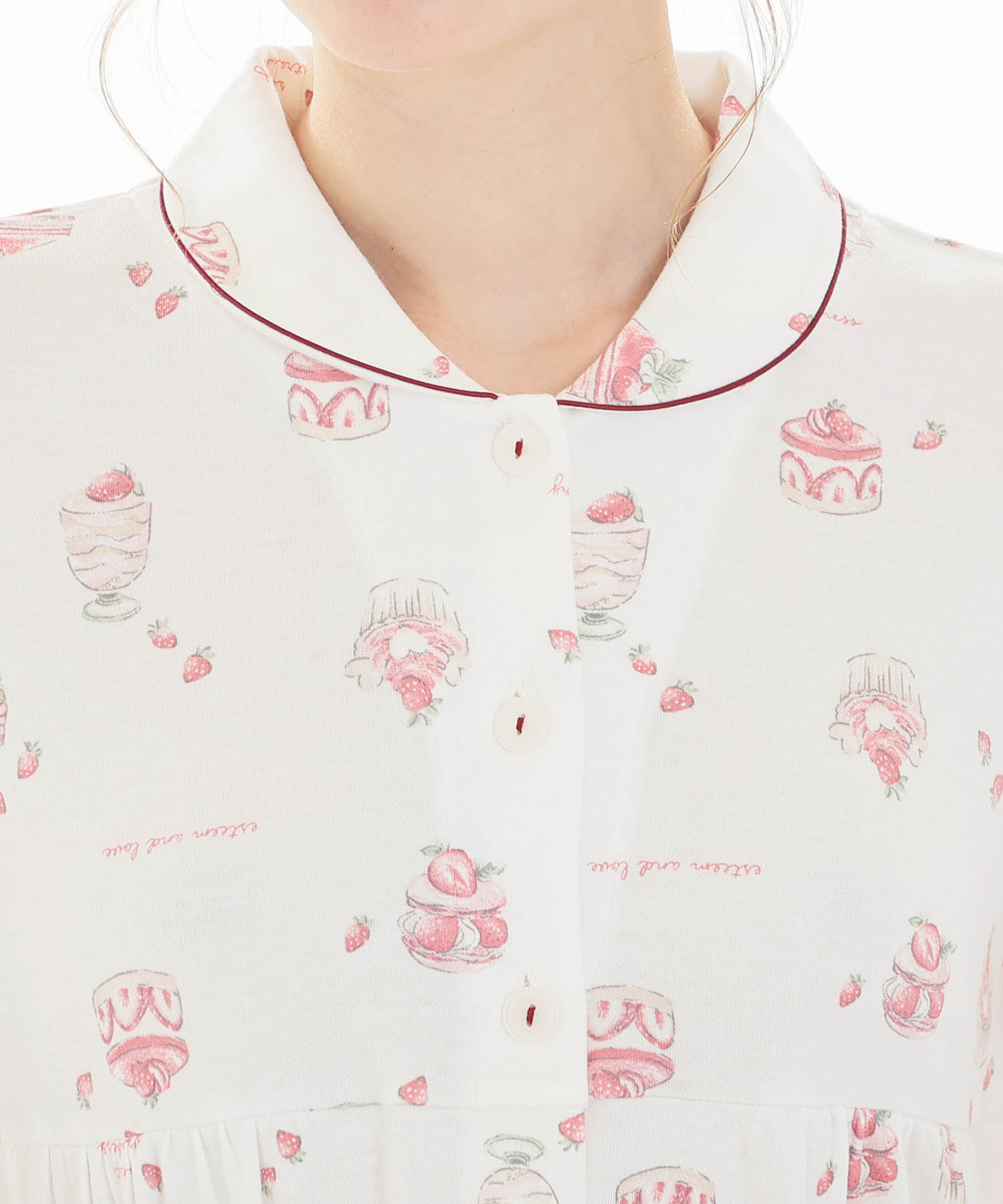 スムーススイーツワンピース_パジャマ&ルームウェア-ワンピース・ネグリジェ_ホワイト_3