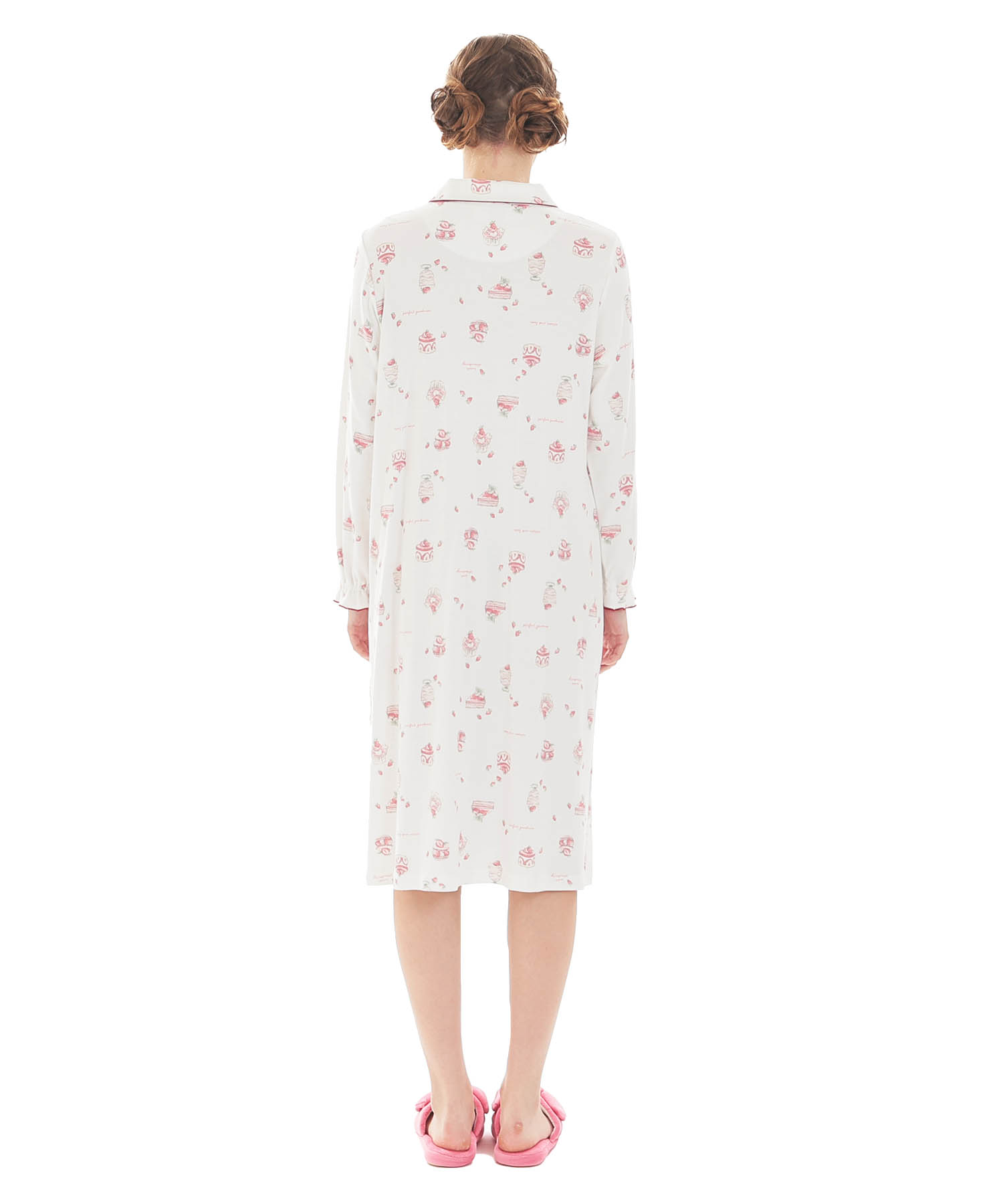 スムーススイーツワンピース_パジャマ&ルームウェア-ワンピース・ネグリジェ_ホワイト_6