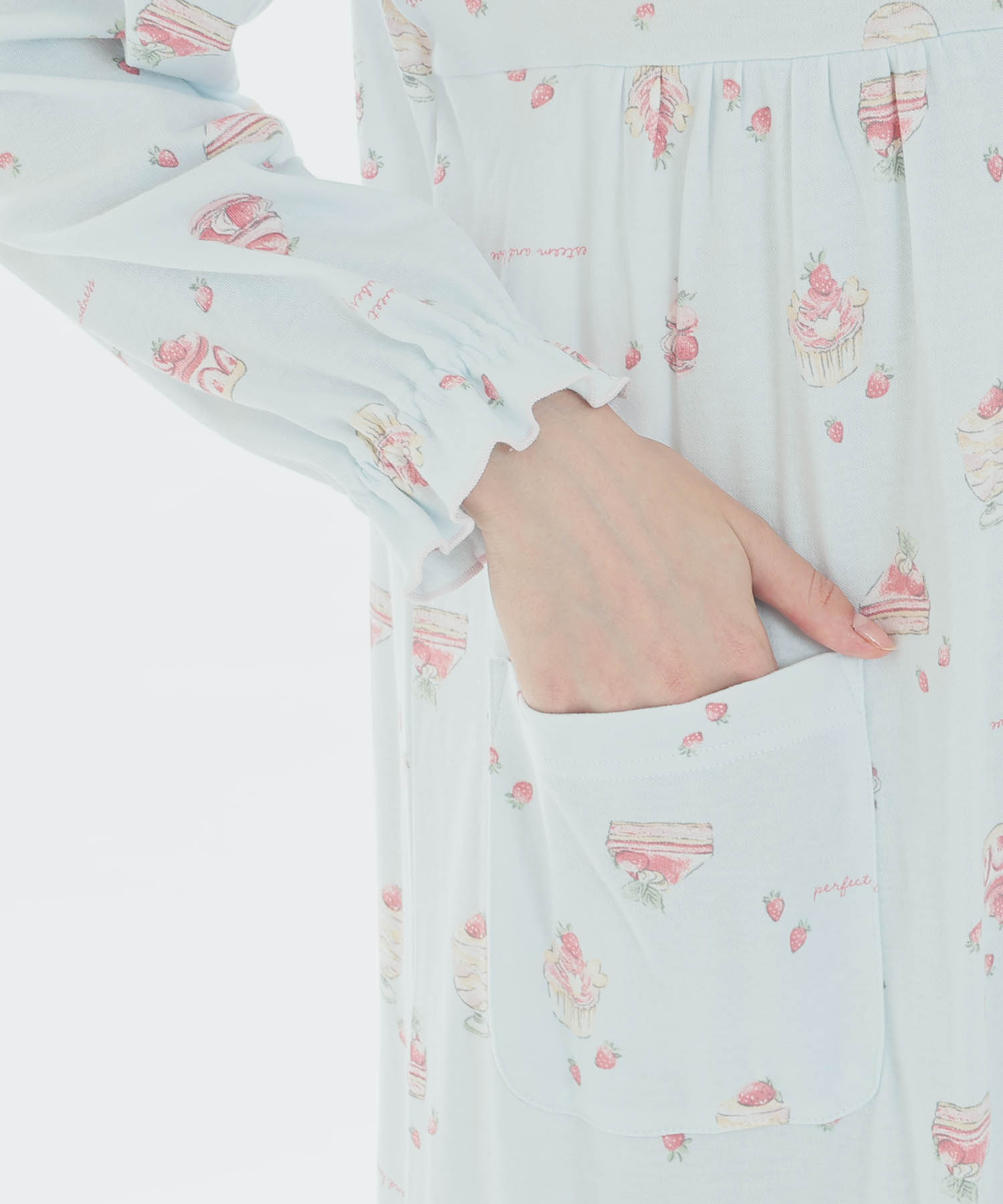 スムーススイーツワンピース_パジャマ&ルームウェア-ワンピース・ネグリジェ_ブルー_4