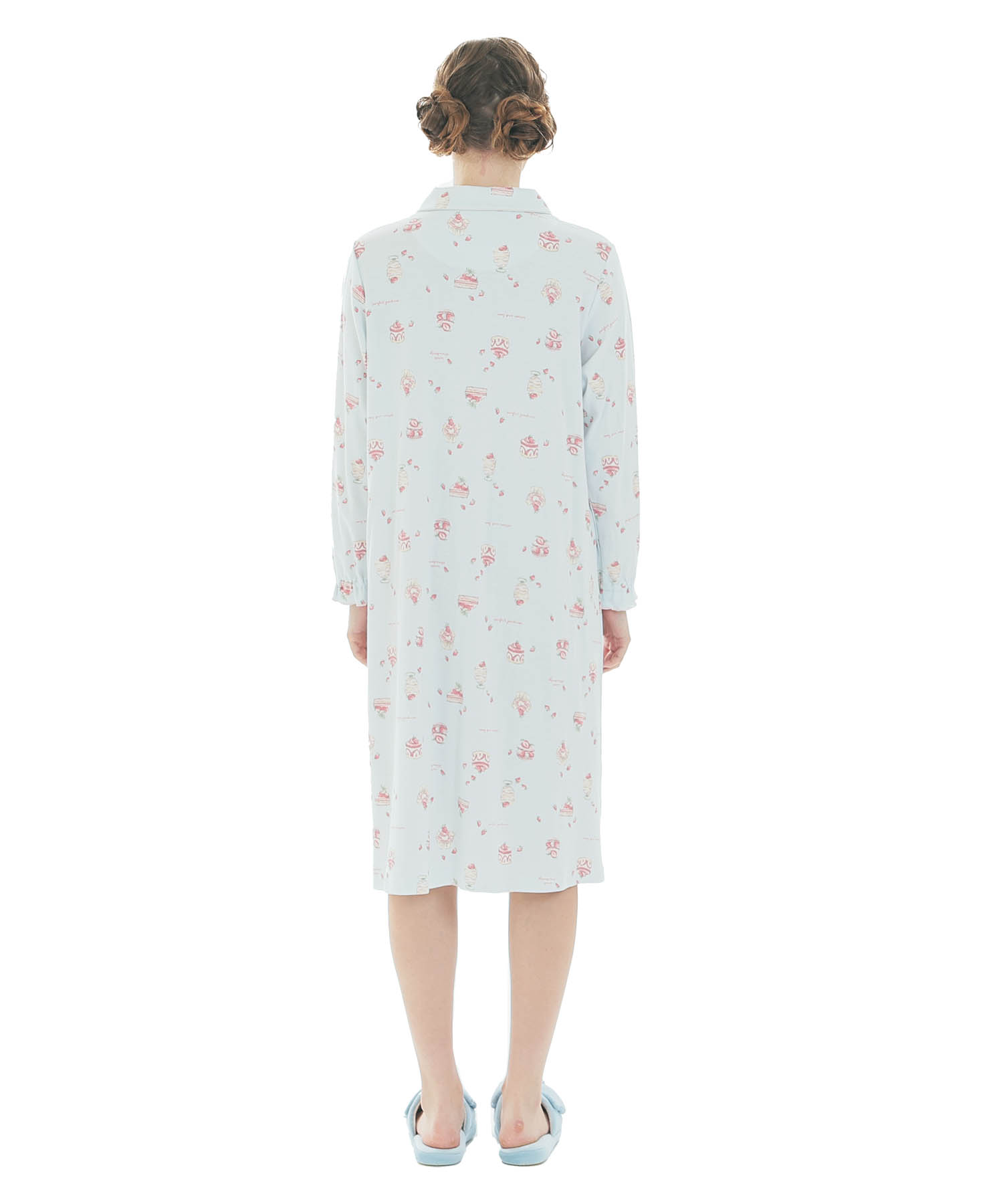 スムーススイーツワンピース_パジャマ&ルームウェア-ワンピース・ネグリジェ_ブルー_6