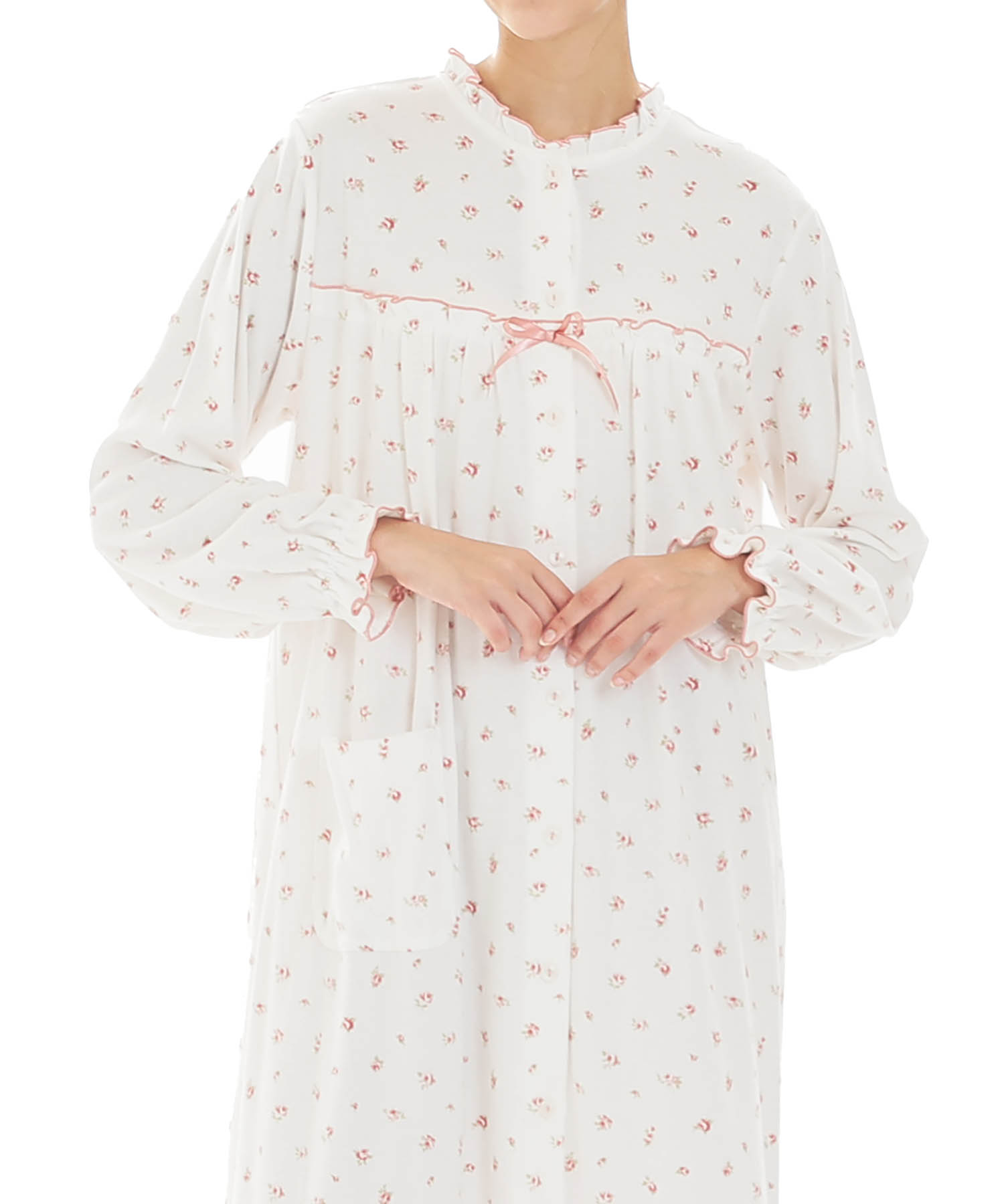 スムース小花ワンピース