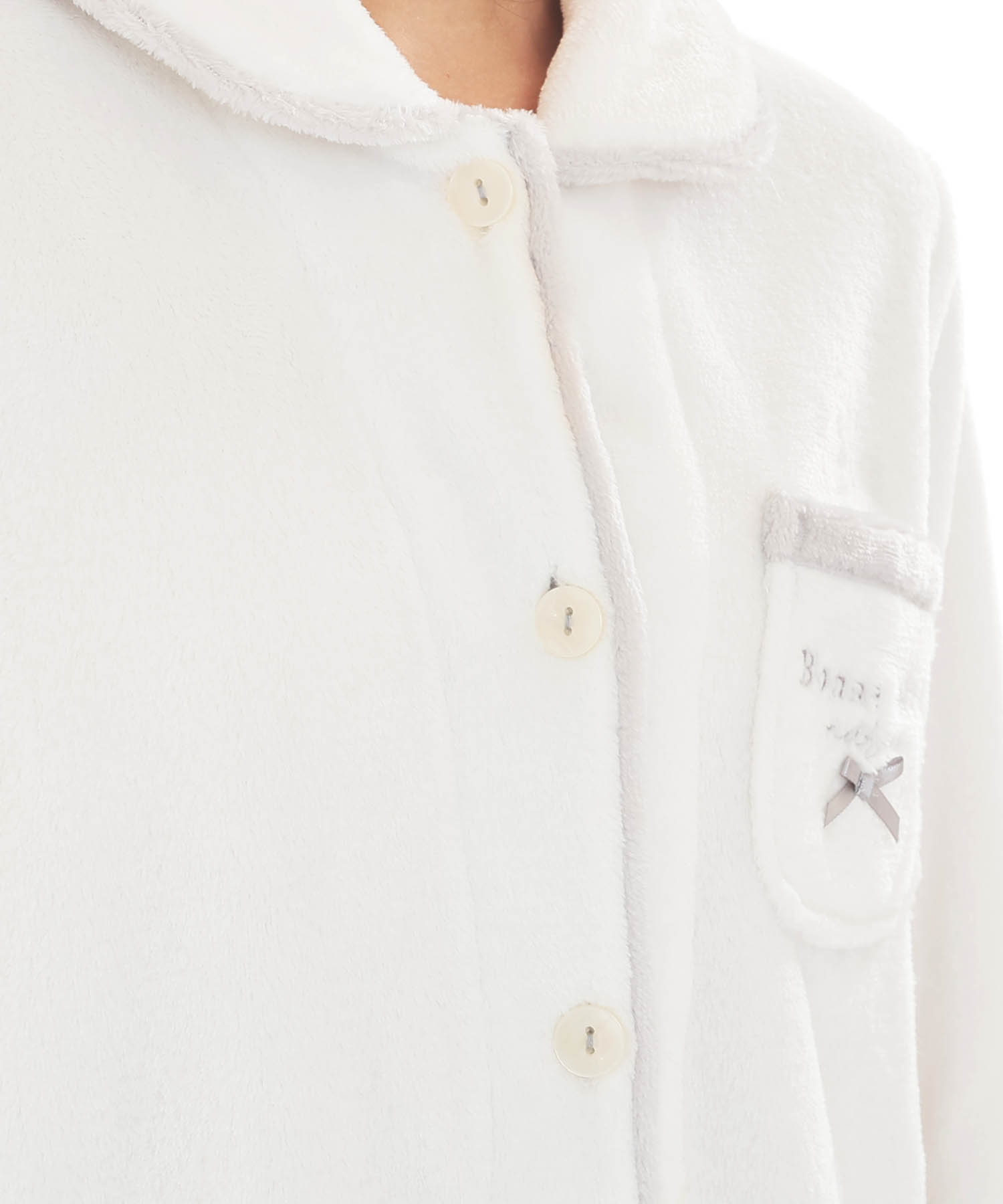 スノーパウダームジシャツパジャマ_パジャマ&ルームウェア-セットアップ_ホワイト_5