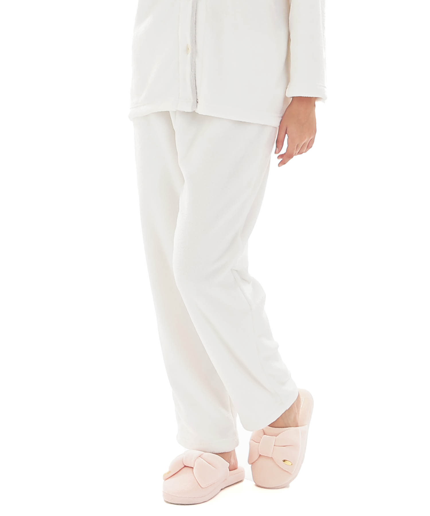 スノーパウダームジシャツパジャマ_パジャマ&ルームウェア-セットアップ_ホワイト_6