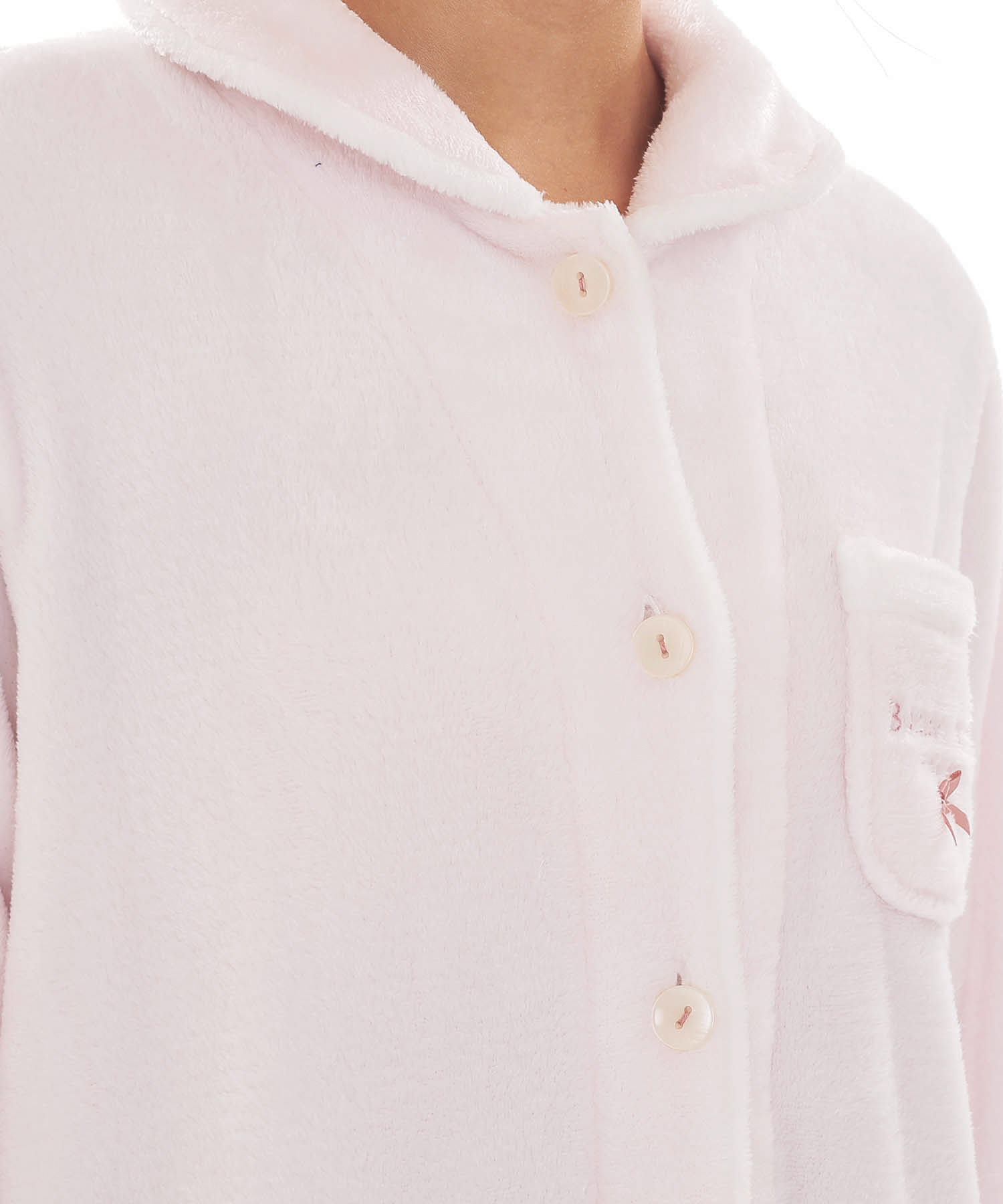 スノーパウダームジシャツパジャマ_パジャマ&ルームウェア-セットアップ_ピンク_5