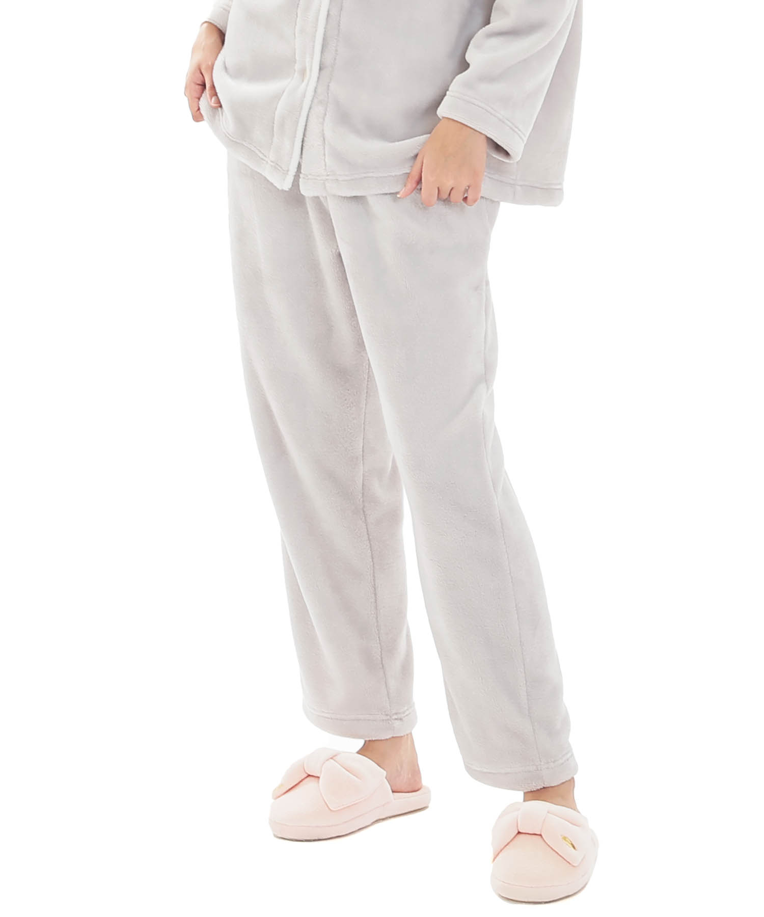 スノーパウダームジシャツパジャマ_パジャマ&ルームウェア-セットアップ_グレー_6