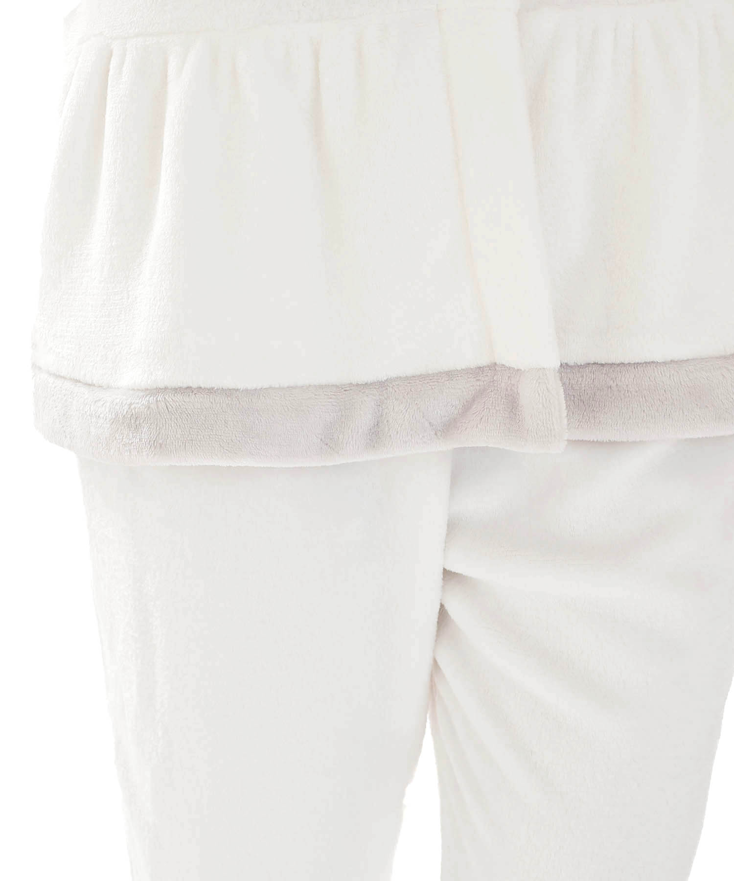 スノーパウダームジペプラムパジャマ_パジャマ&ルームウェア-セットアップ_ホワイト_5