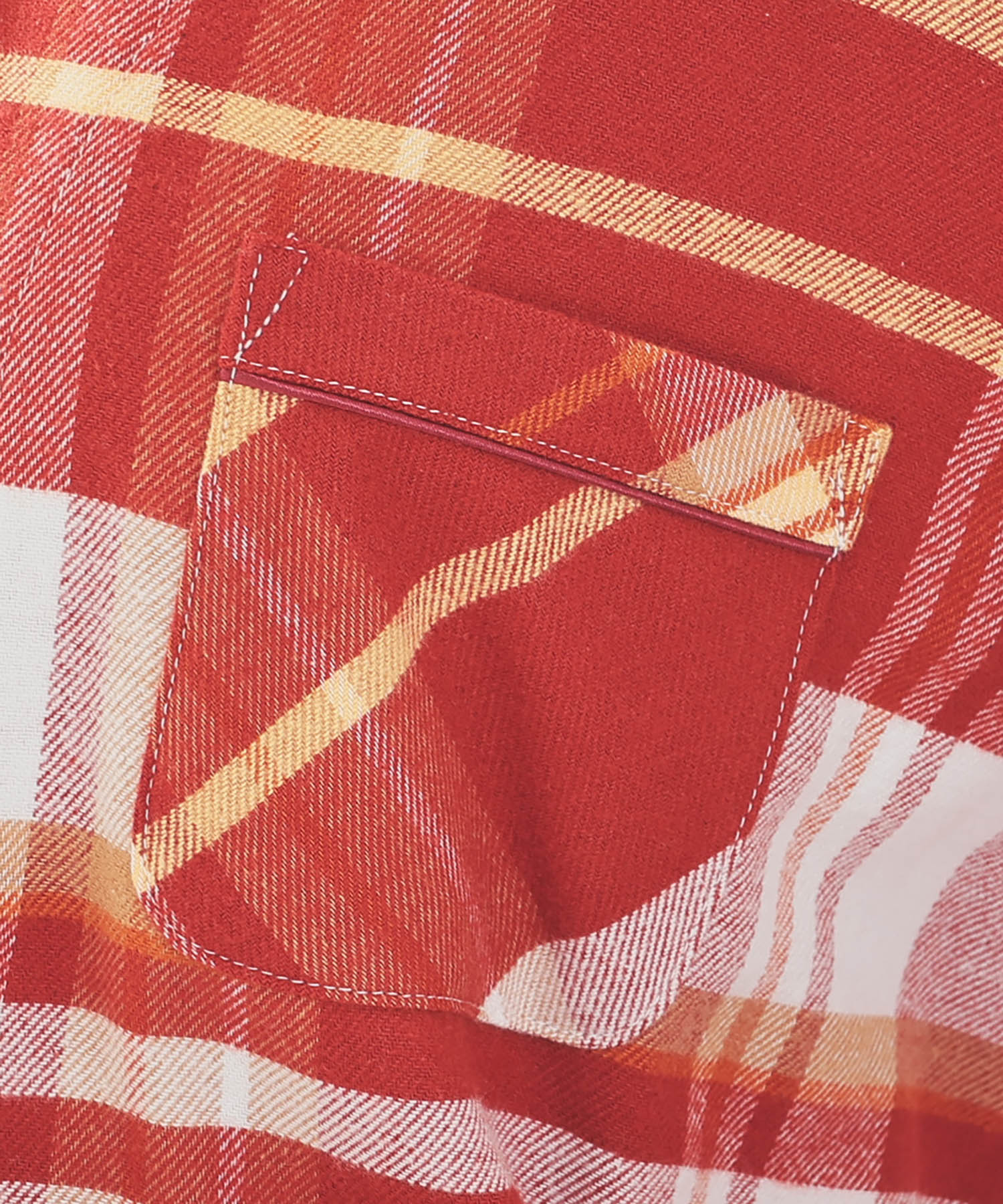 ビエラチェックシャツパジャマ_パジャマ&ルームウェア-セットアップ_レッド_4