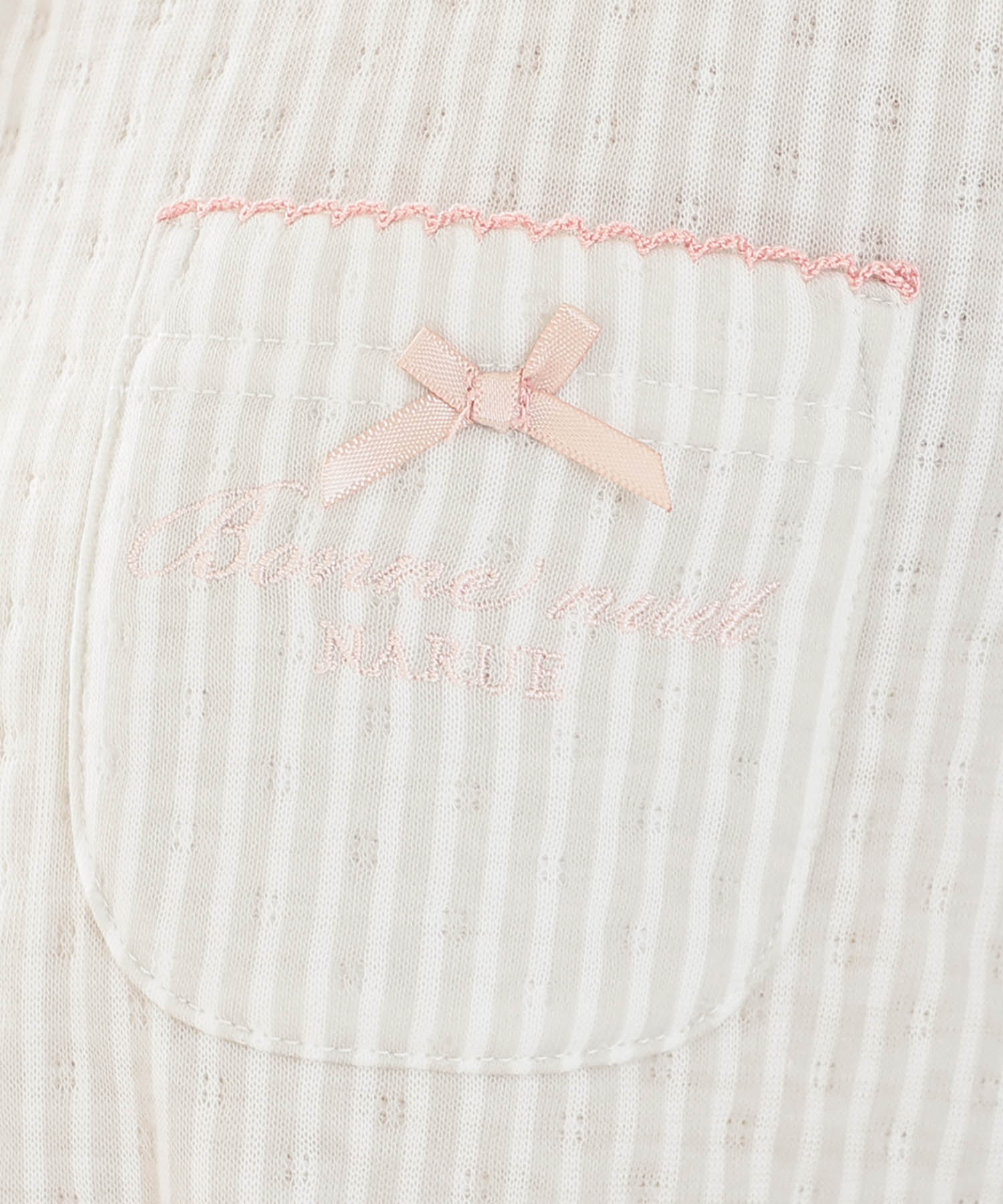 接結（綿入り）ストライプペプラムパジャマ_パジャマ&ルームウェア-セットアップ_グレー_4