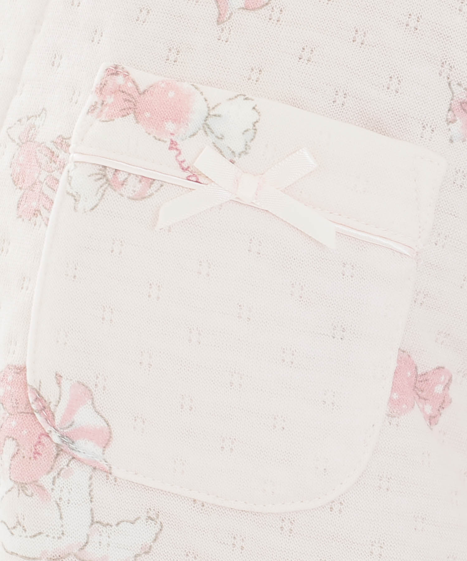 接結（綿入り）ボンボンキャットシャツパジャマ_パジャマ&ルームウェア-セットアップ_ピンク_4