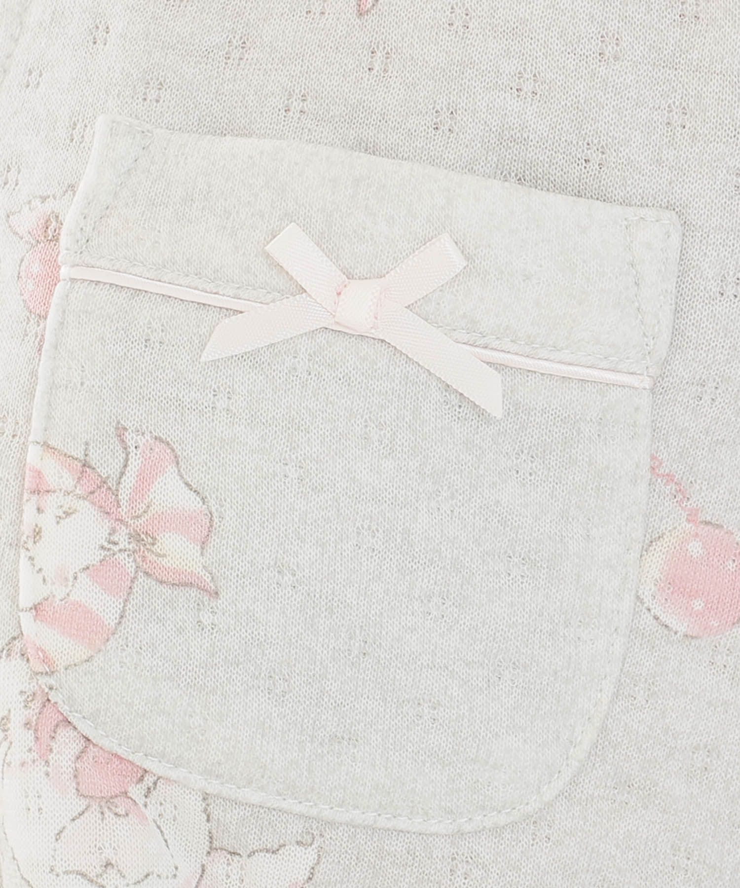 接結（綿入り）ボンボンキャットシャツパジャマ_パジャマ&ルームウェア-セットアップ_グレー_4